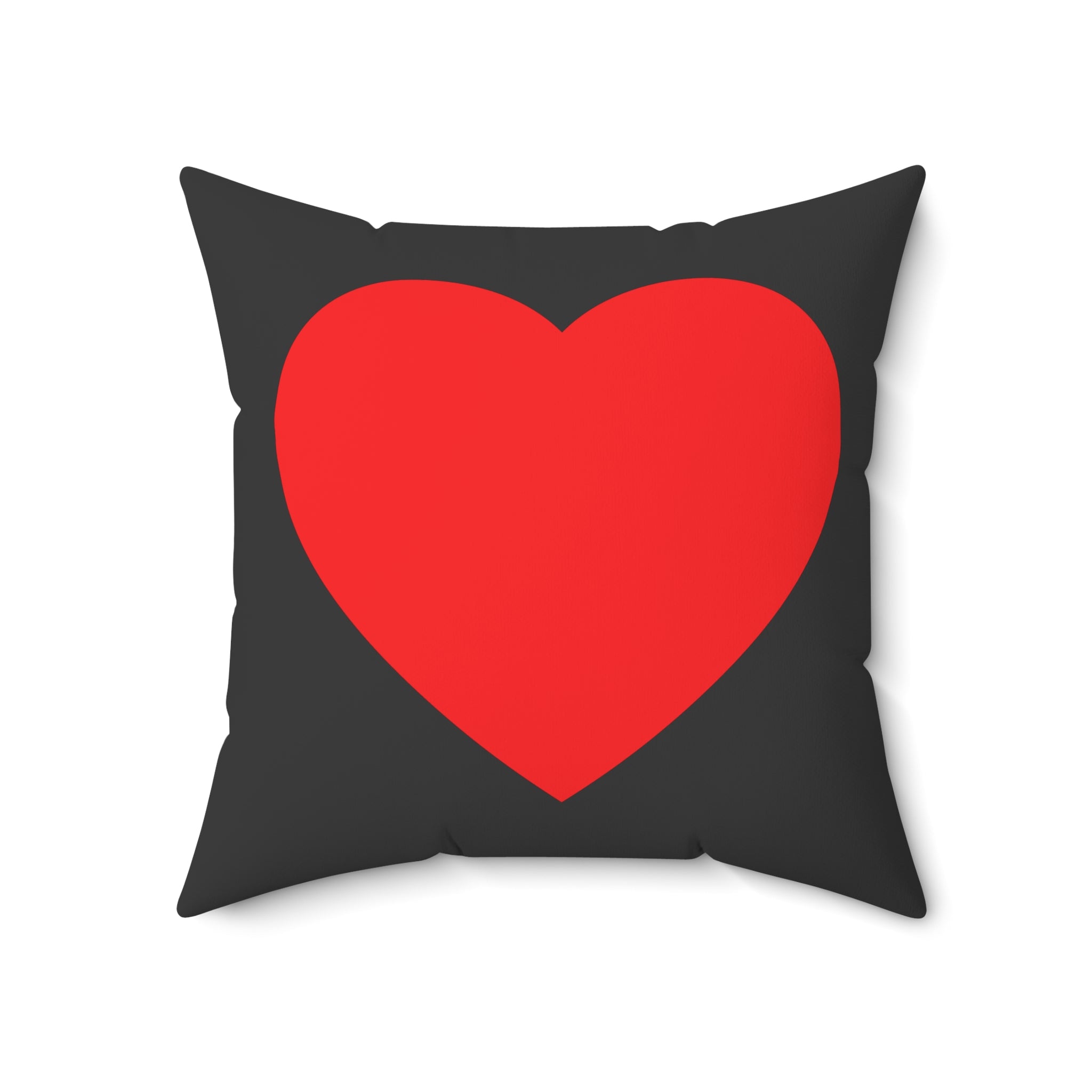 Throw Pillow Red Heart  -  Decorative Cushion