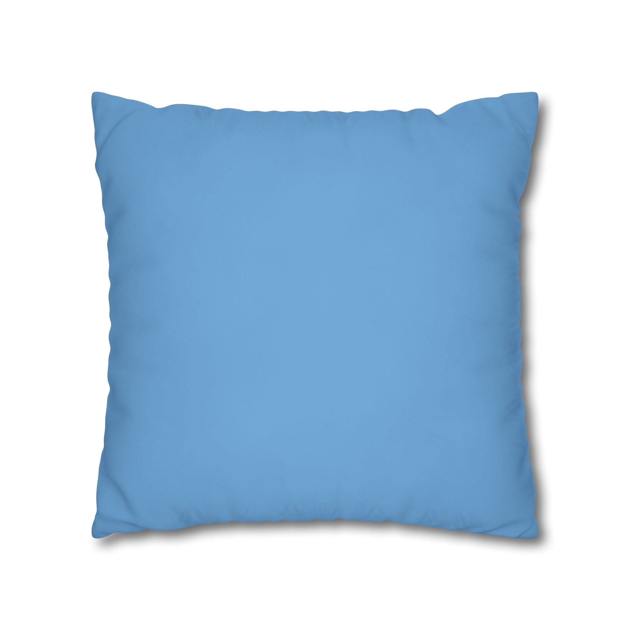 Thow Pillowcase Blue Spiral Decorative Pillowcase — Coastal Sunburst Square Throw Pillow Cover