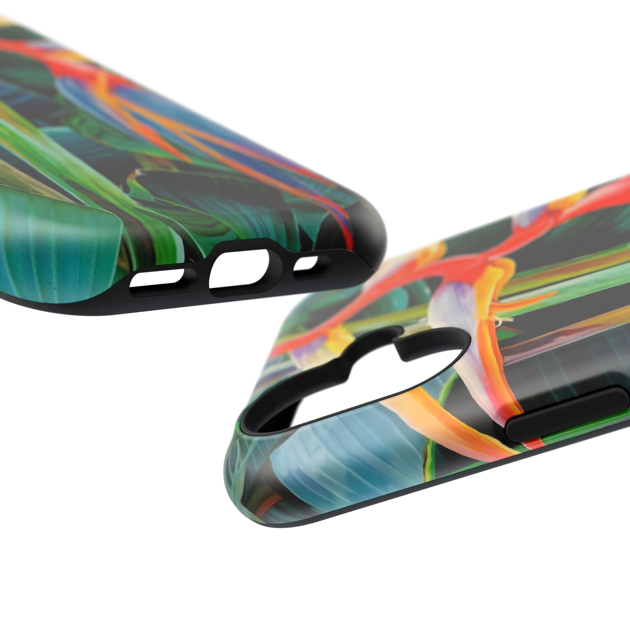 Phone Case Lisa Herrera art print Tropical Bird of Paradise e — Impact-Resistant Floral Design