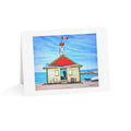Greeting Card Leuty Stn the Beaches Toronto Painting by Lisa Herrera - Art Note Cards (Set of 1/10/30/50)