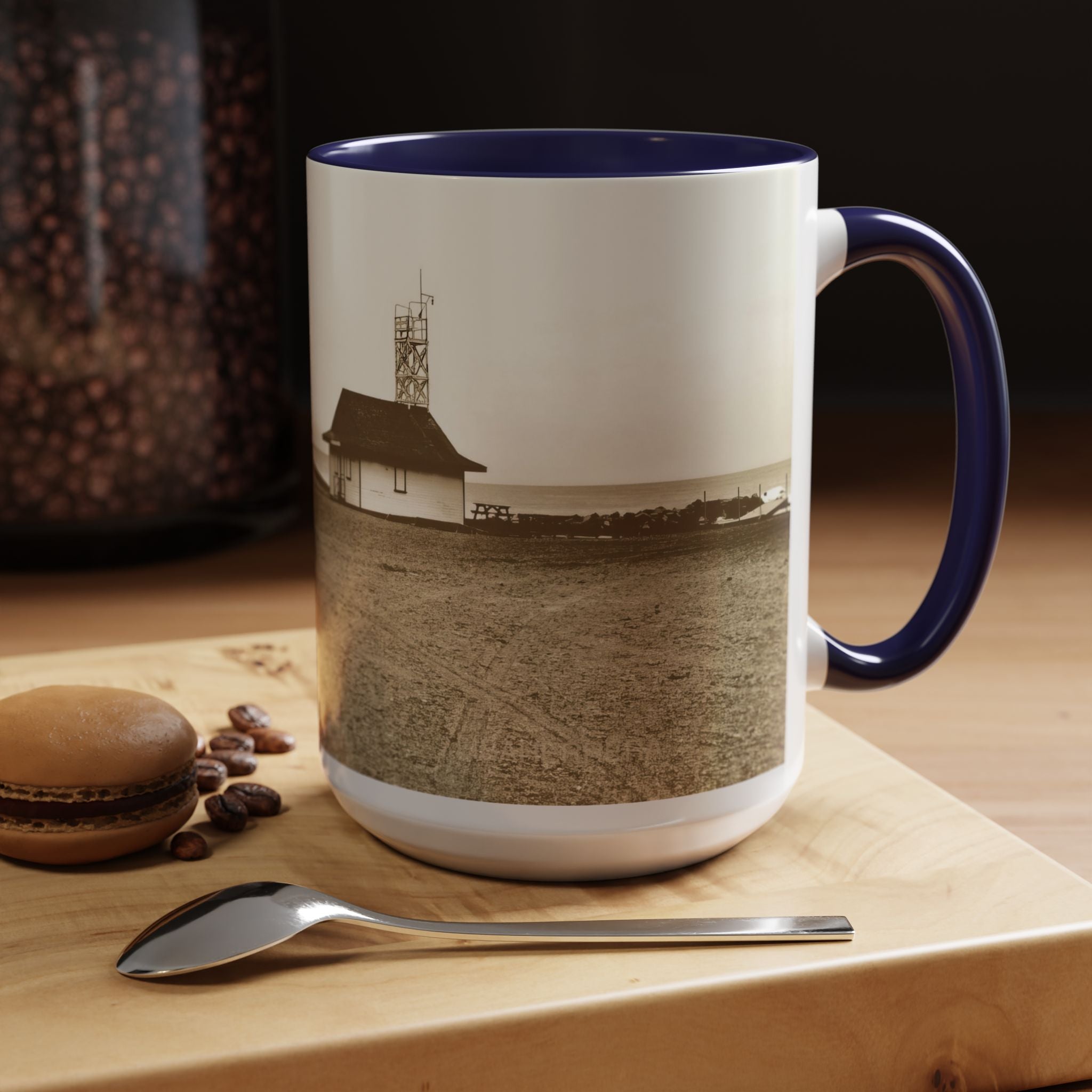 Coffee Mug Sepia photo Leuty stn The Beaches  (11, 15oz)