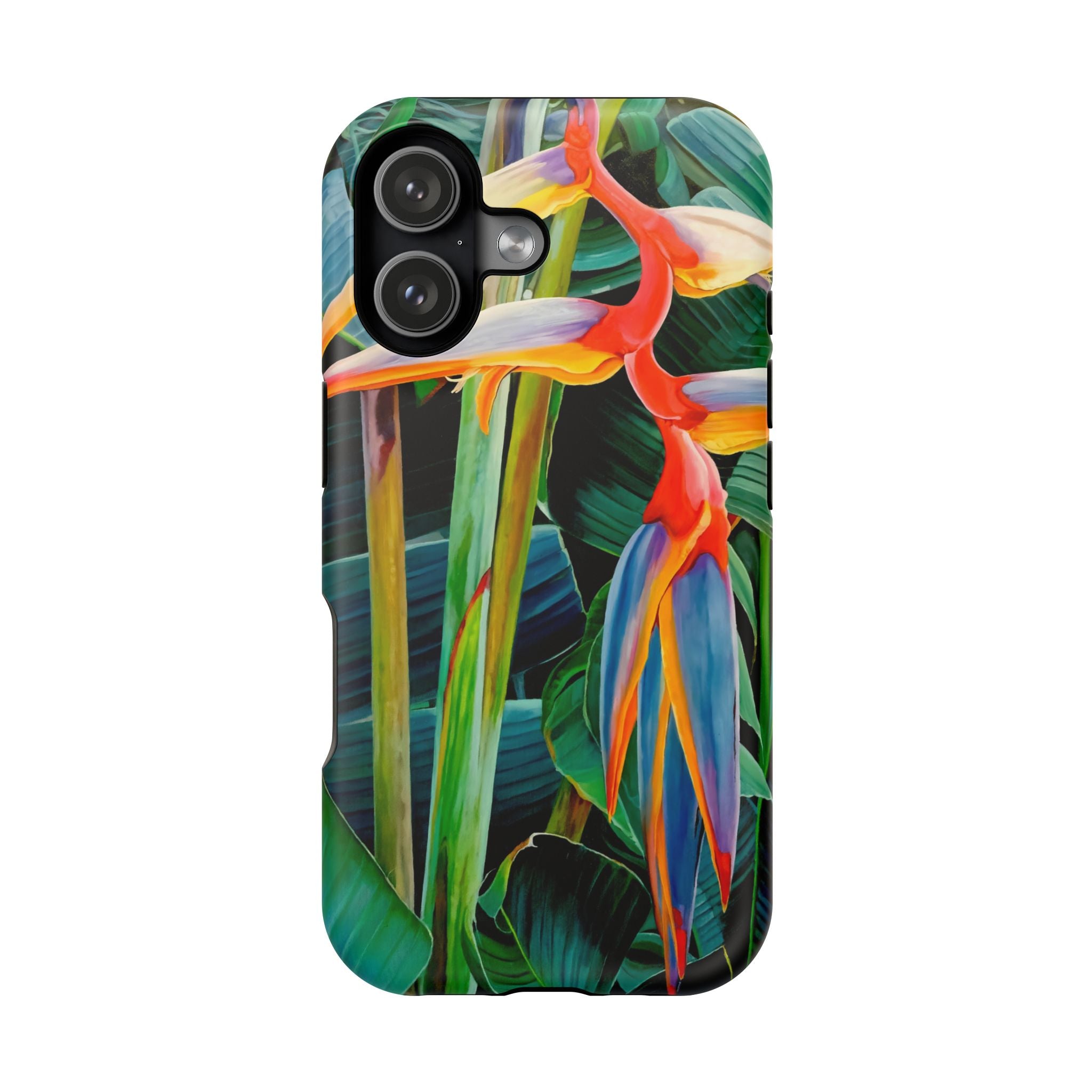 Phone Case Lisa Herrera art print Tropical Bird of Paradise e — Impact-Resistant Floral Design