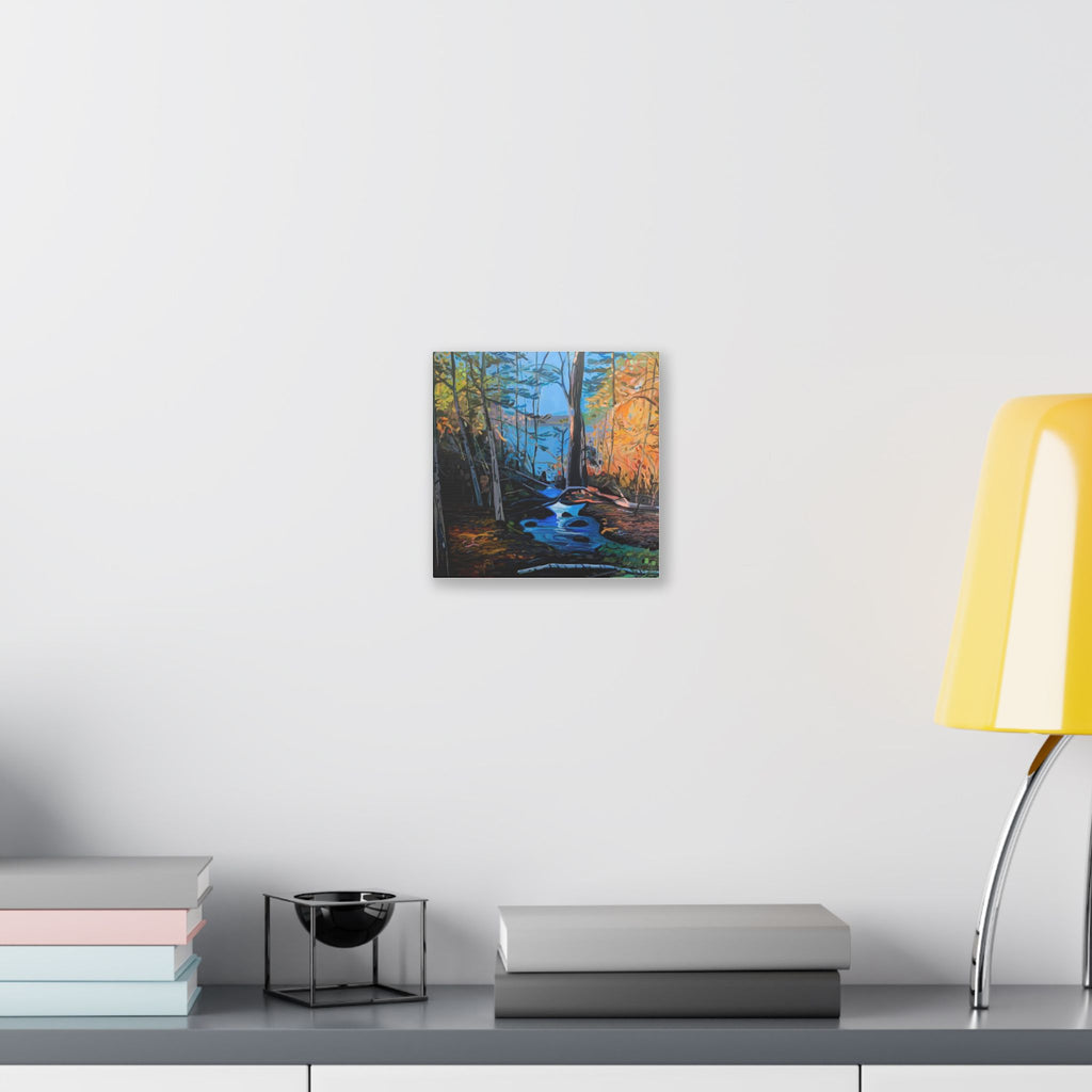 Canvas Print Lisa Herrera Art Northern Forest Stream Canvas
