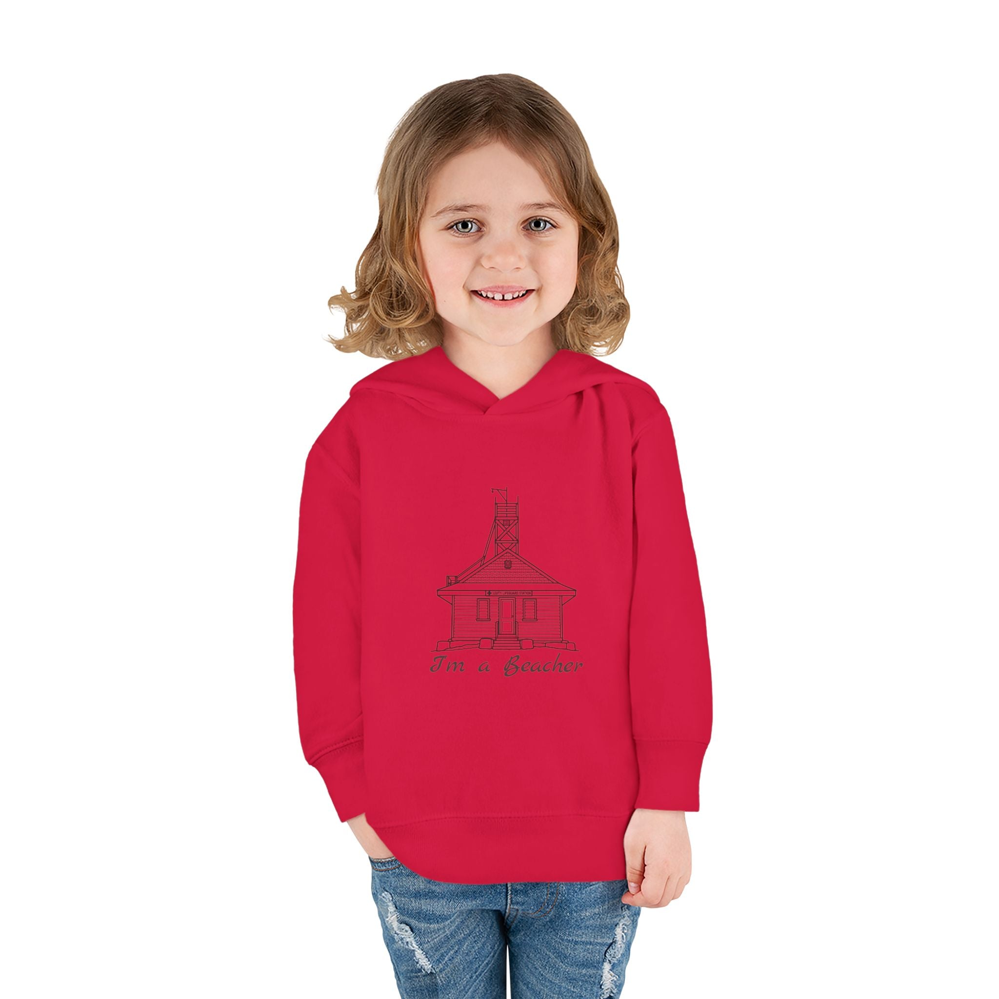 Toddler Hoodie I'm a Beacher Leuty stn. — Pullover