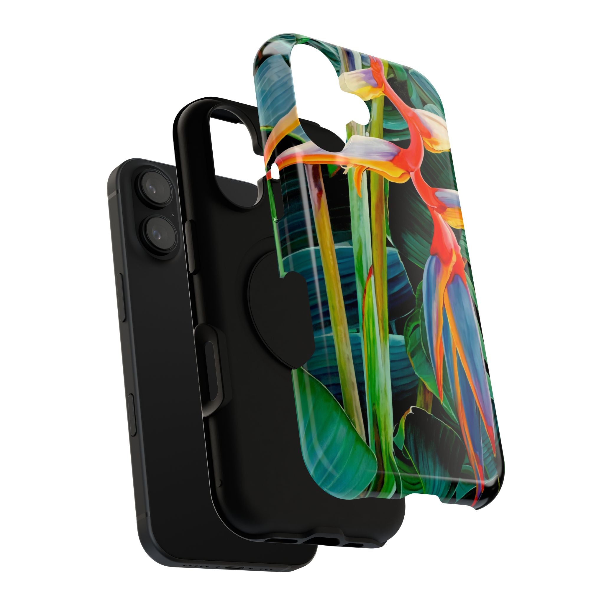 Phone Case Lisa Herrera art print Tropical Bird of Paradise e — Impact-Resistant Floral Design