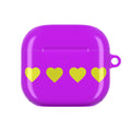 Air Pods Yellow Hearts AirPod Case — Protective Cover