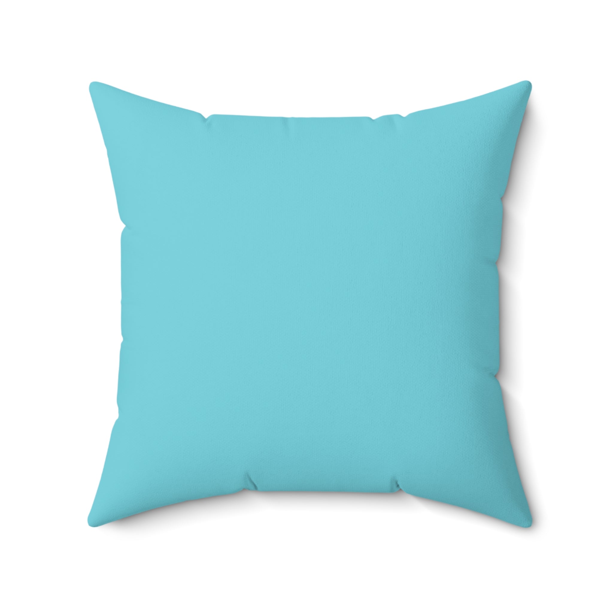 Throw Pillow Chattel House Barbados Turquoise - Tropical Decorative Cushion