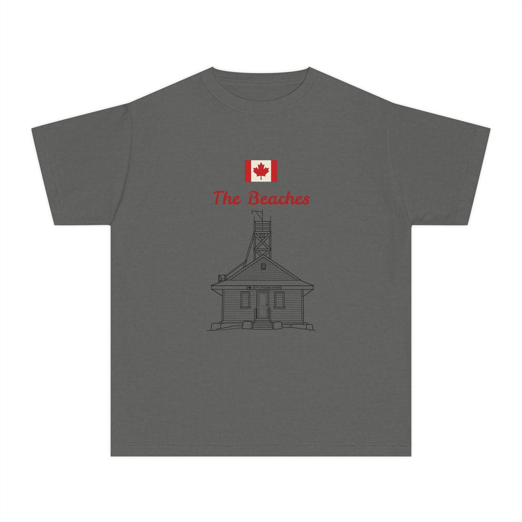 T-shirt The Beaches Toronto Youth Tee — The Beaches Canada Leuty Stn Graphic