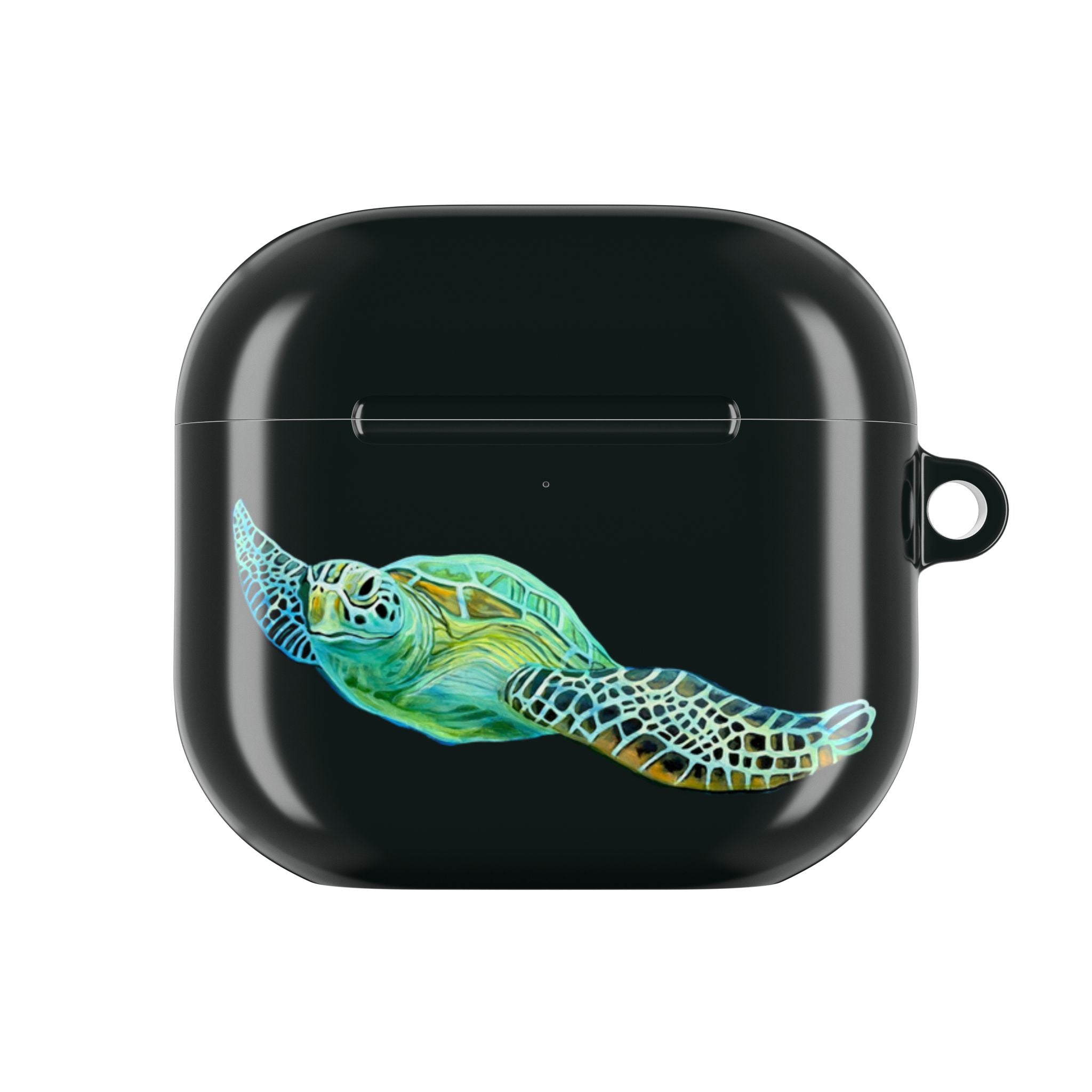 Air Pods Lisa Herrera art print Sea Turtle AirPod Case — Waterproof Ocean Wildlife Protective Cover