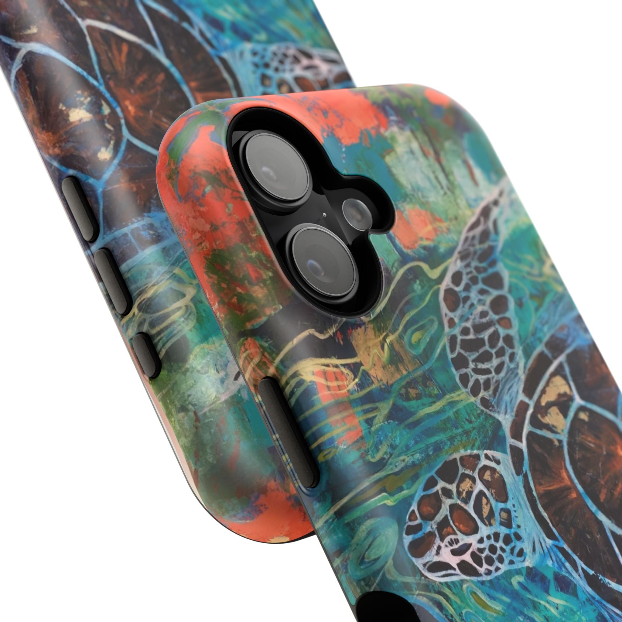 Phone Case Lisa Herrera art print Sea Turtle  — Protective Impact-Resistant Ocean Design