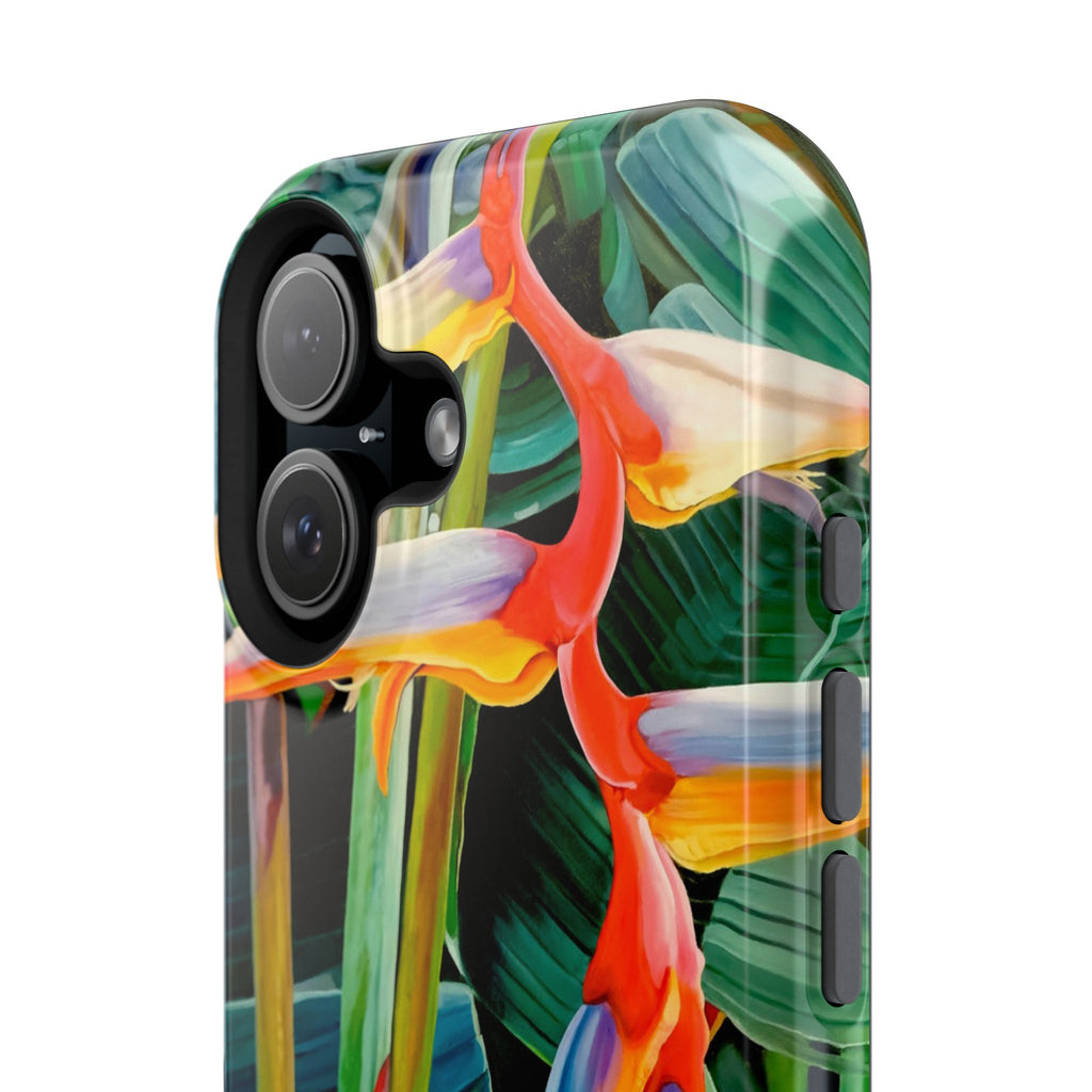 Phone Case Lisa Herrera art print Tropical Bird of Paradise e — Impact-Resistant Floral Design