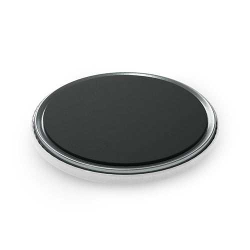 Button Magnet  Drummer — Red Line on white Art Round Magnet (1 or 10-pack)