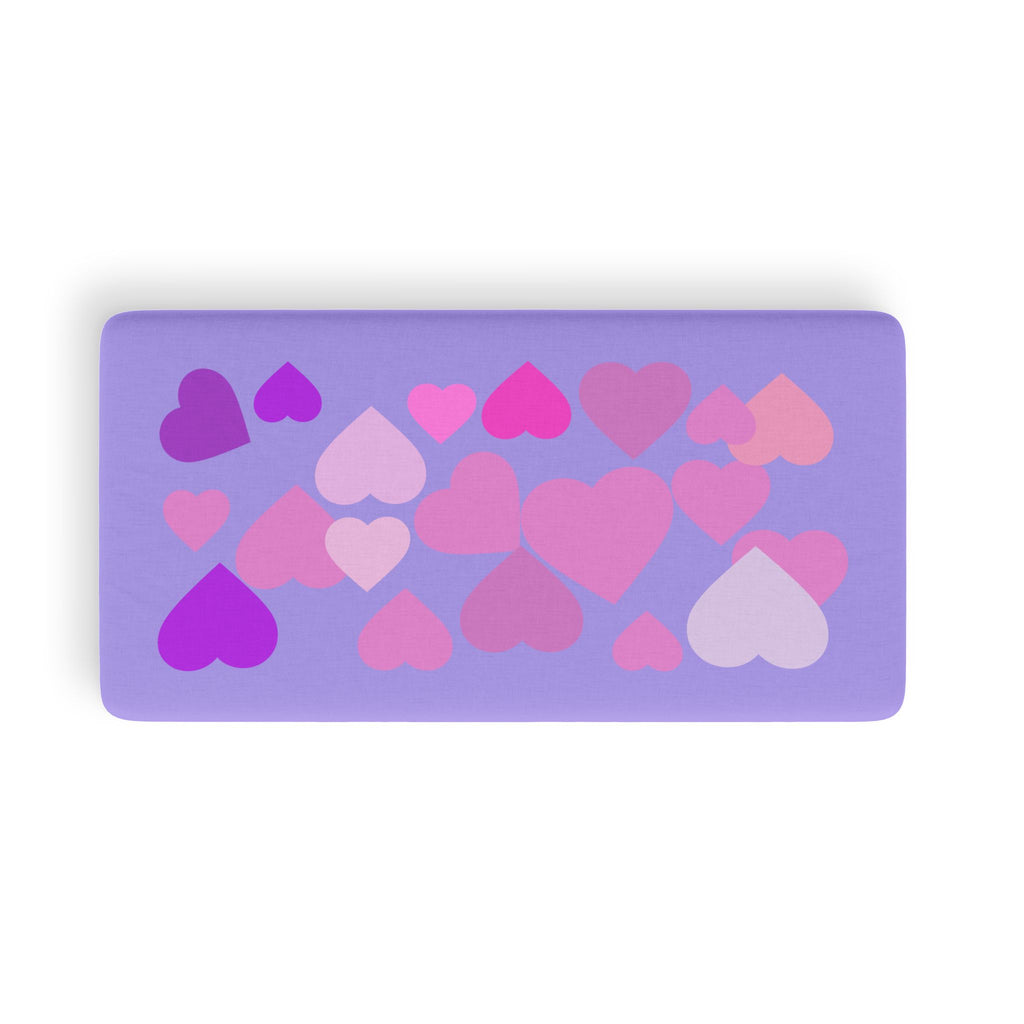 Fitted Sheet Hearts– Pink Hearts Graphic Bedding
