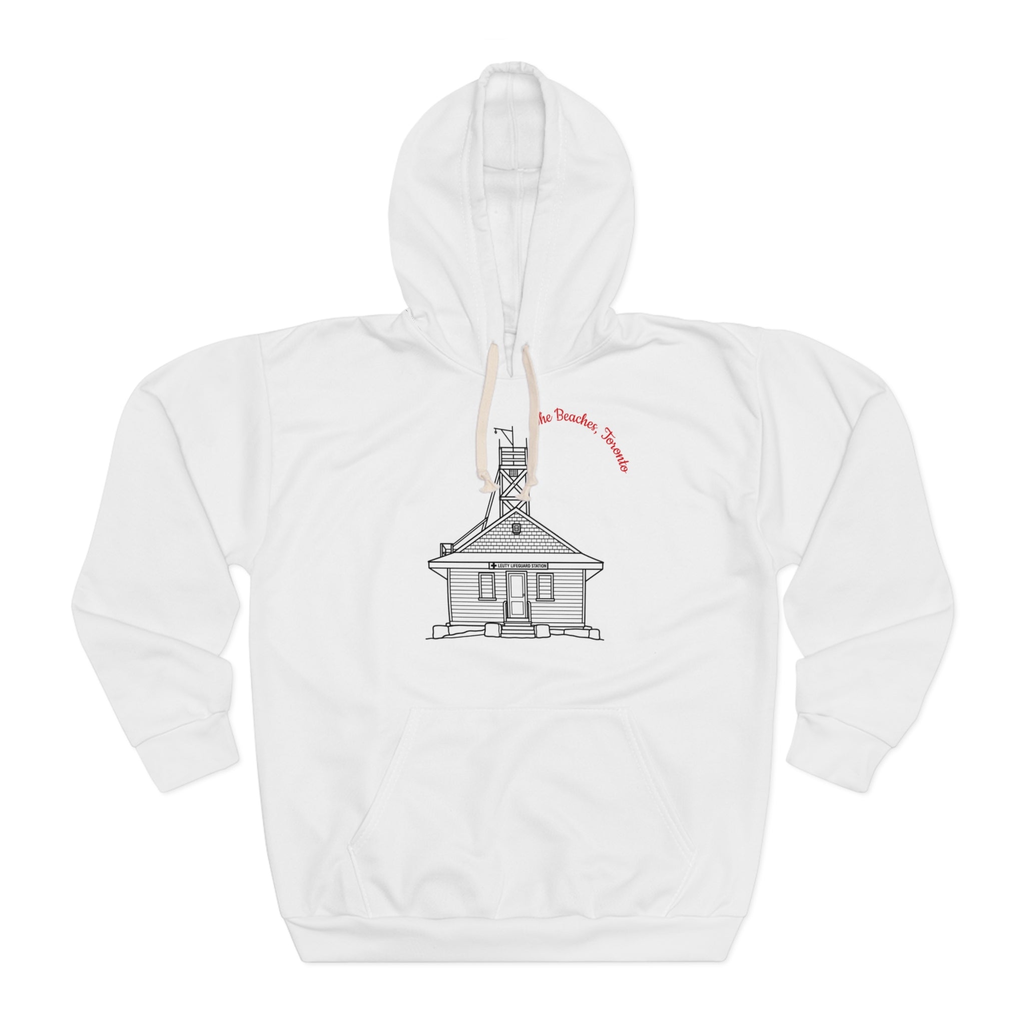 Hoodie The Beaches Leuty Stn blk line drawing Toronto Hoodie –  Pullover