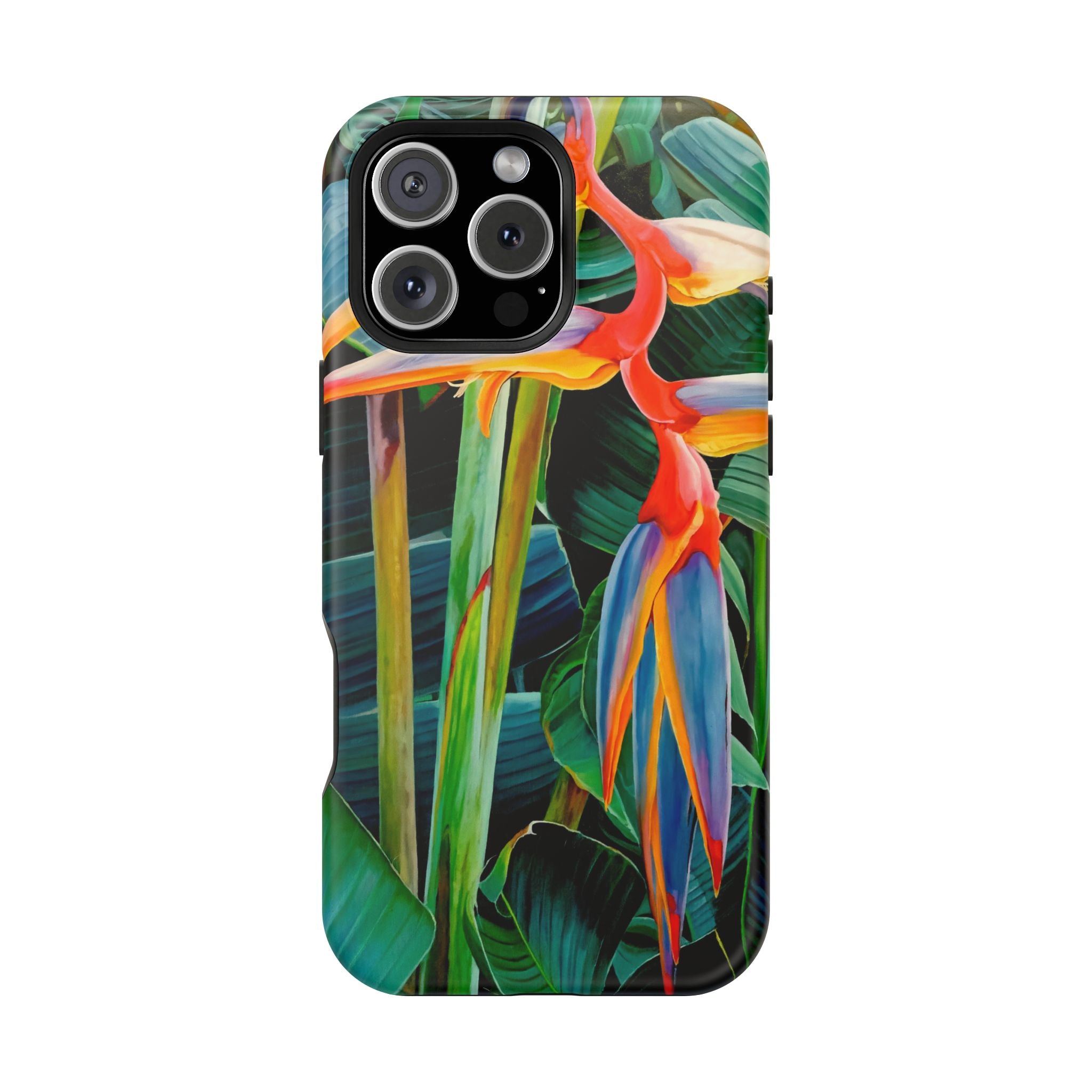 Phone Case Lisa Herrera art print Tropical Bird of Paradise e — Impact-Resistant Floral Design