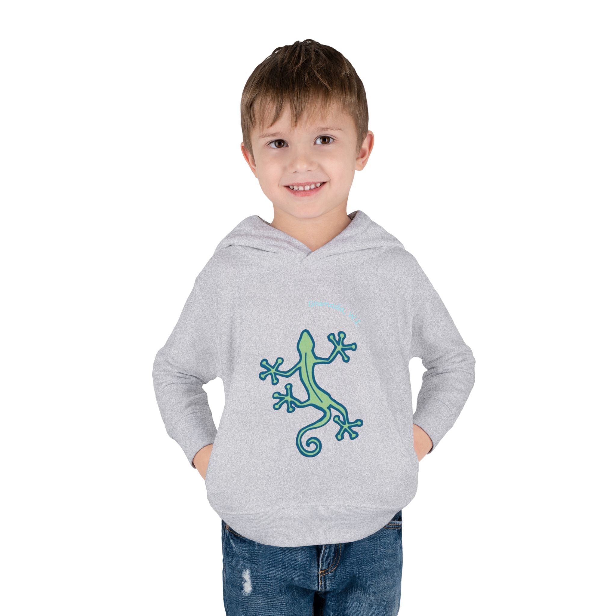 Toddler Hoodie Lizard— Pullover