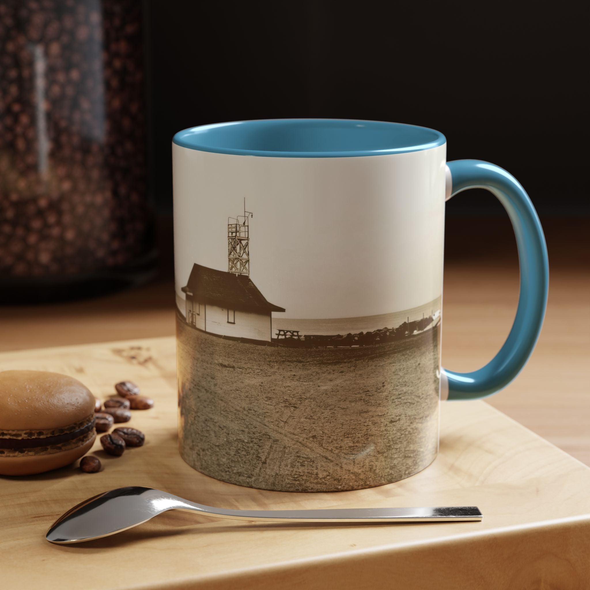 Coffee Mug Sepia photo Leuty stn The Beaches  (11, 15oz)