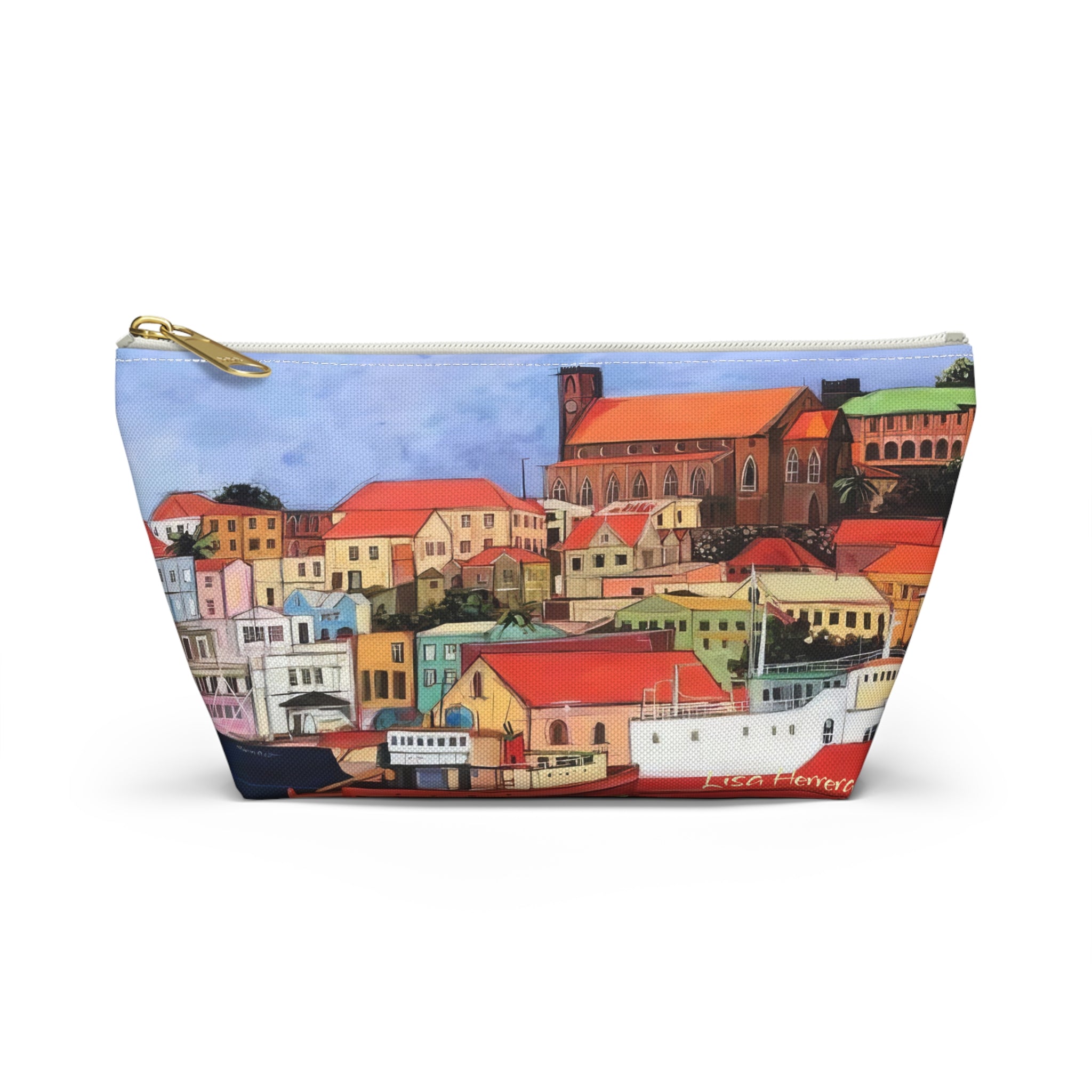 Accessory Pouch Lisa Herrera art  Carenage Grenada  — Cosmetic Bag