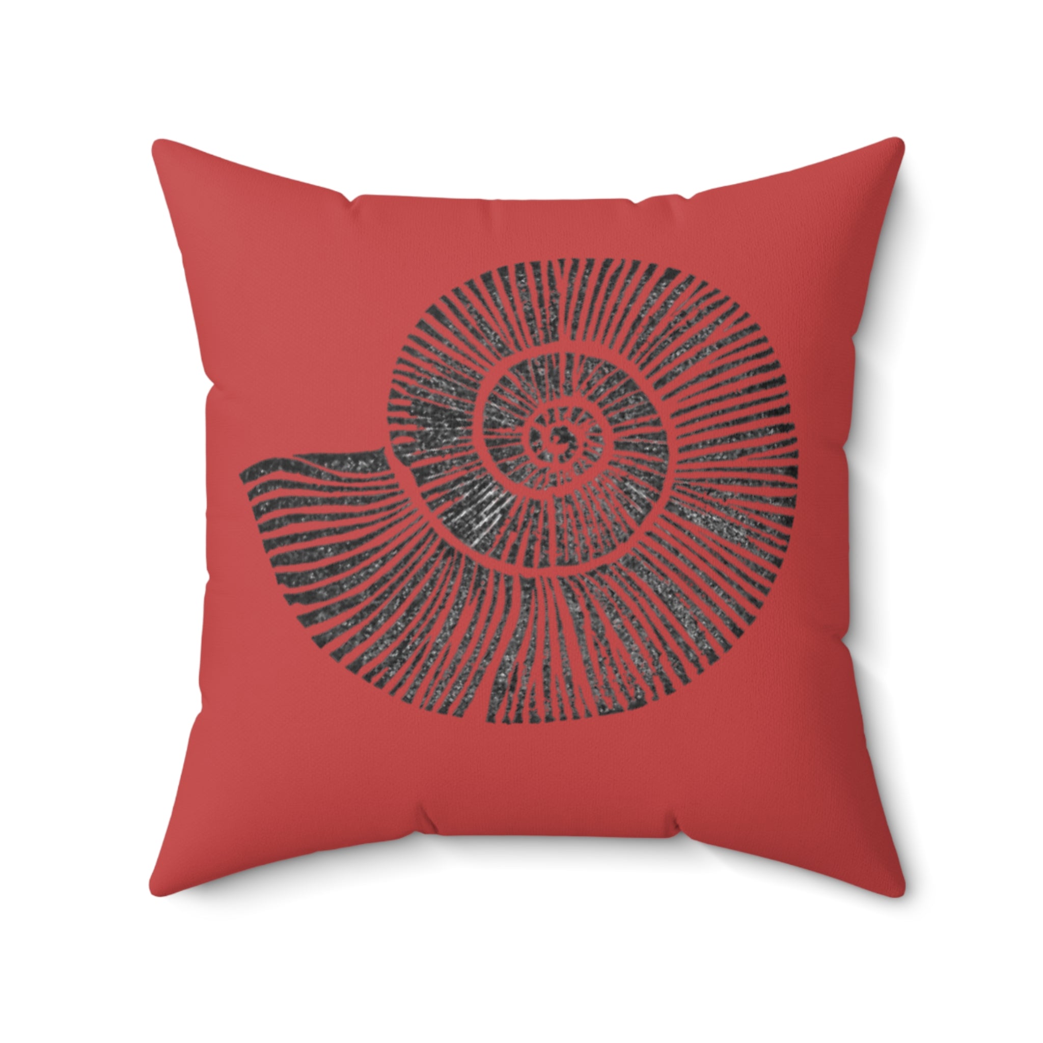 Throw Pillow Nautical Turquoise Shell Throw Pillow — Coastal Beach Décor Accent