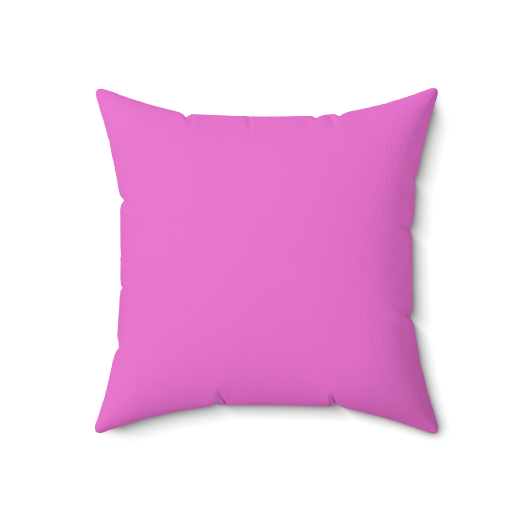 Throw Pillow Yellow Heart on Pink   - Decorative Cushion