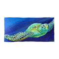 Beach Towel Turtle Painting – Vibrant Ocean Swim Design