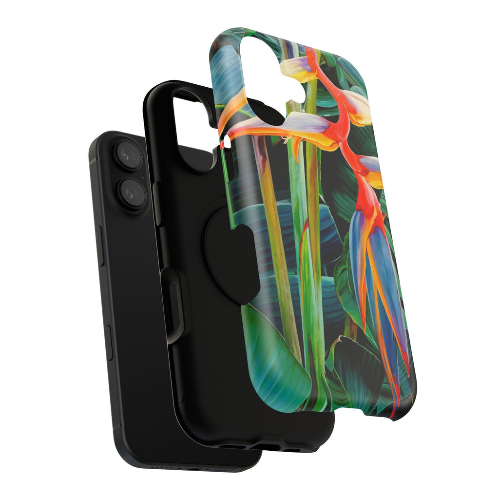 Phone Case Lisa Herrera art print Tropical Bird of Paradise e — Impact-Resistant Floral Design