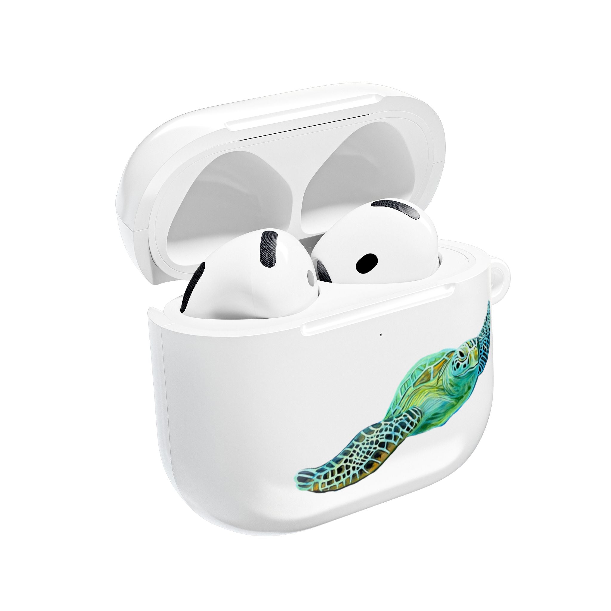 Air Pods Lisa Herrera art print Sea Turtle AirPod Case — Waterproof Ocean Wildlife Protective Cover