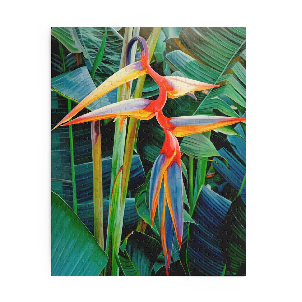 Puzzle Lisa Herrera art Print Halyconia Jigsaw Puzzle — Tropical Floral 120/252/500-Piece