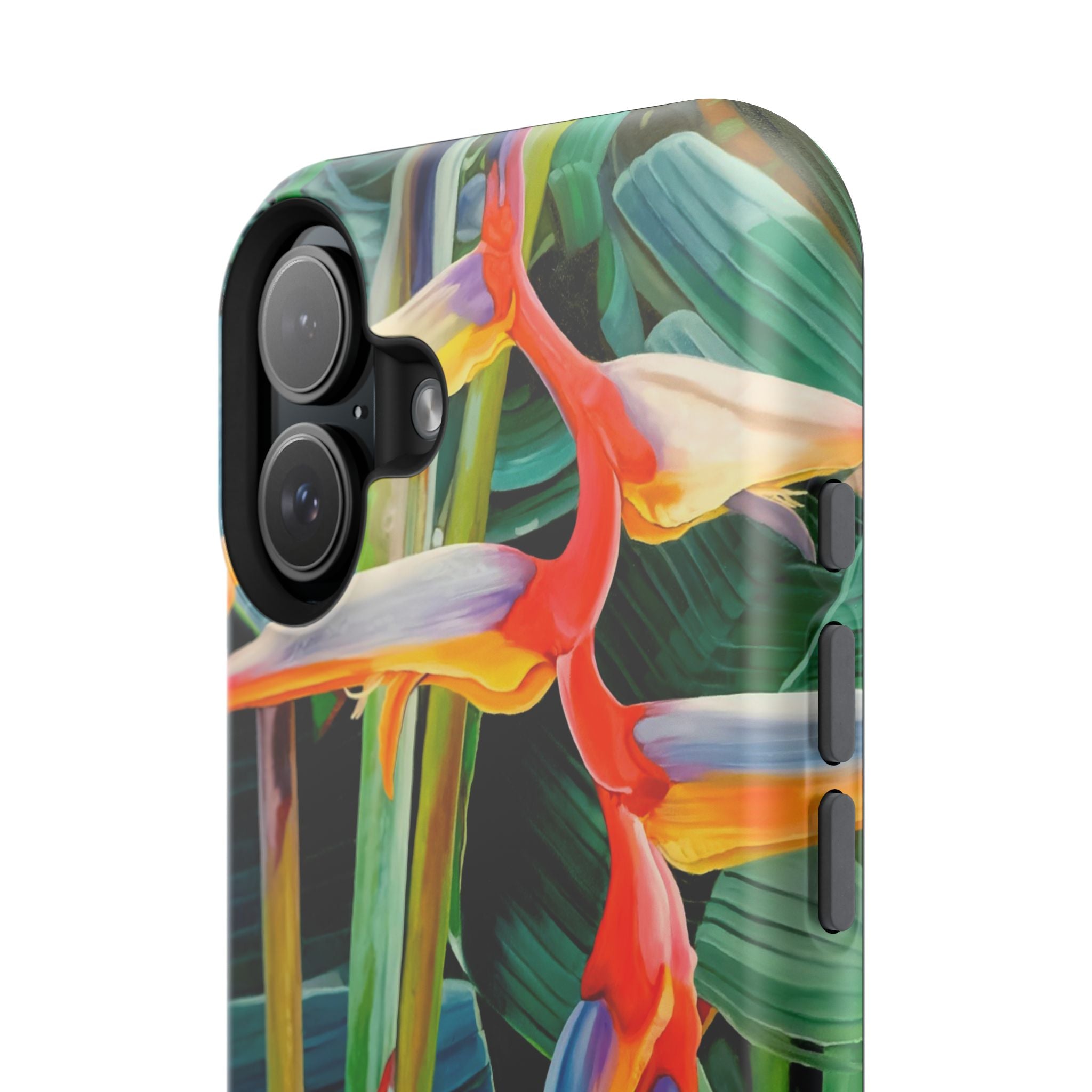 Phone Case Lisa Herrera art print Tropical Bird of Paradise e — Impact-Resistant Floral Design