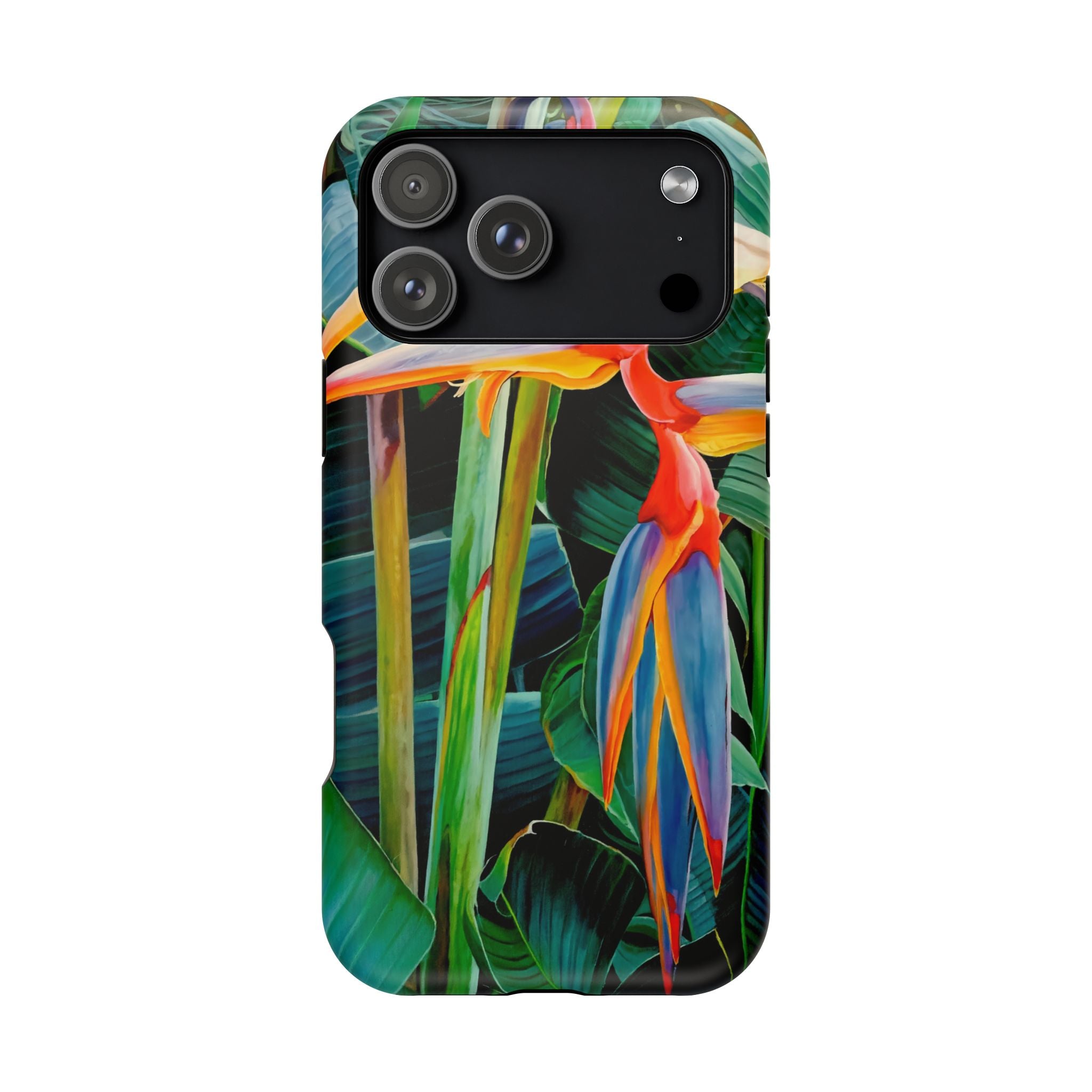 Phone Case Lisa Herrera art print Tropical Bird of Paradise e — Impact-Resistant Floral Design