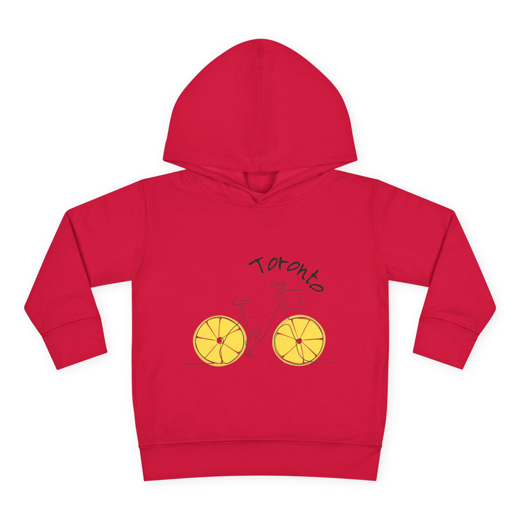 Toddler Hoodie Toronto Red — Toronto Bicycle Pullover