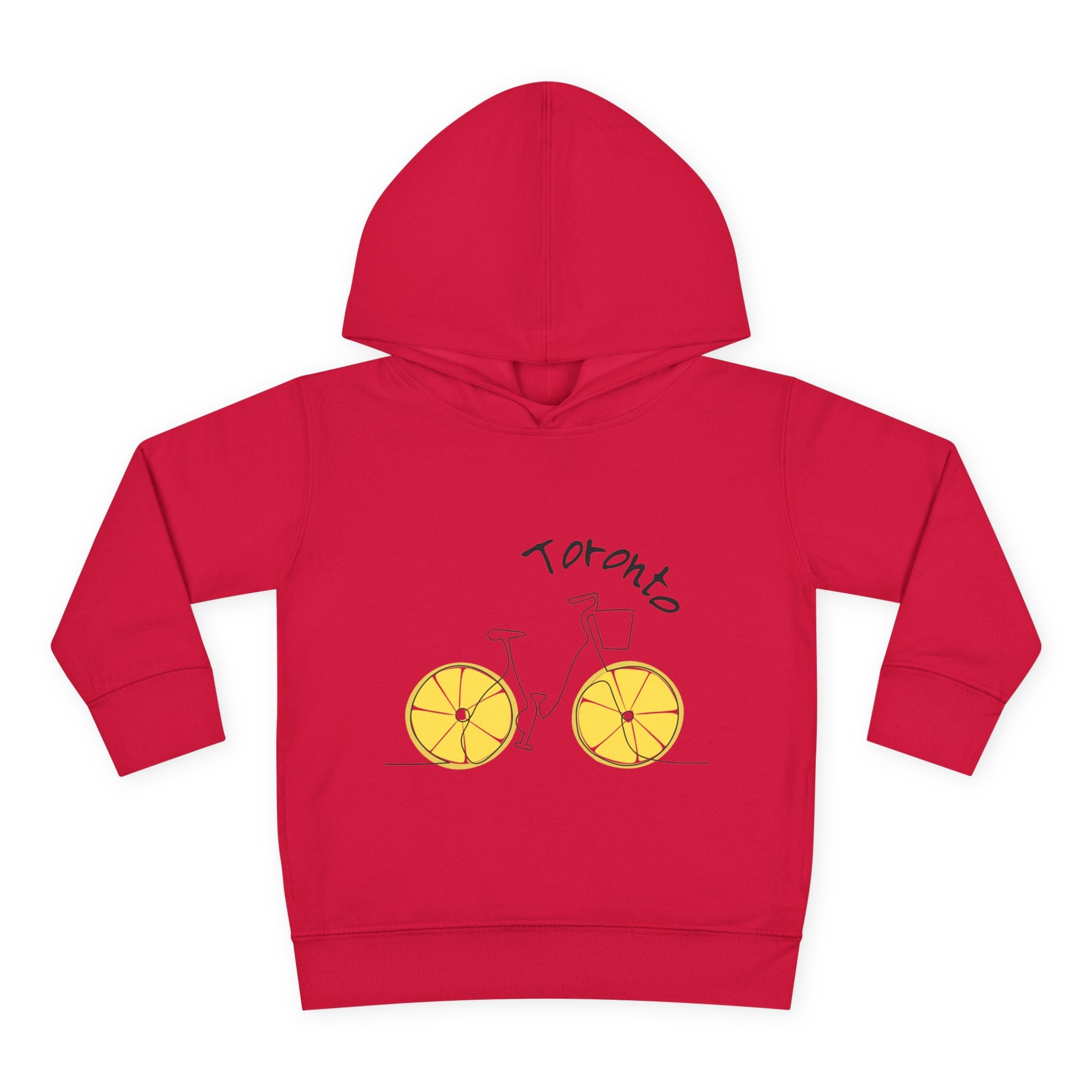 Toddler Hoodie Toronto Red — Toronto Bicycle Pullover