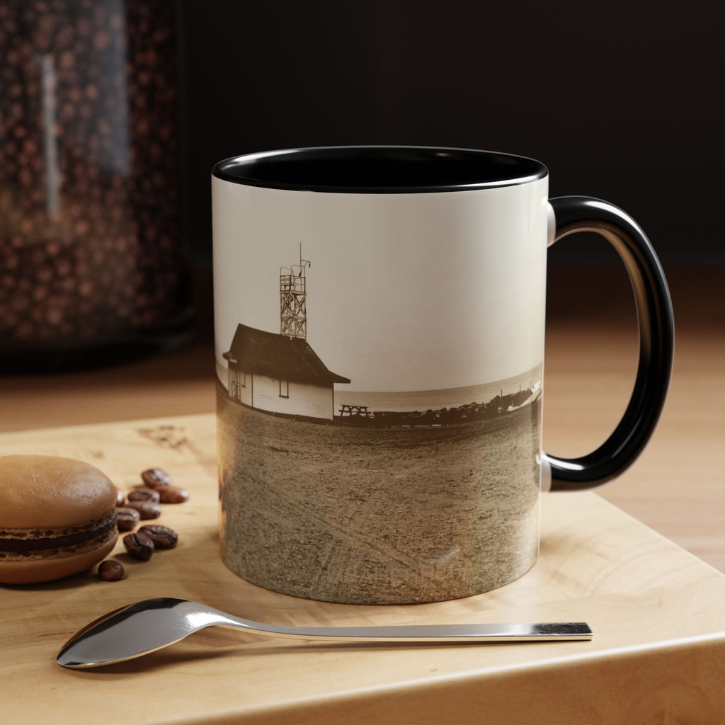 Coffee Mug Sepia photo Leuty stn The Beaches  (11, 15oz)