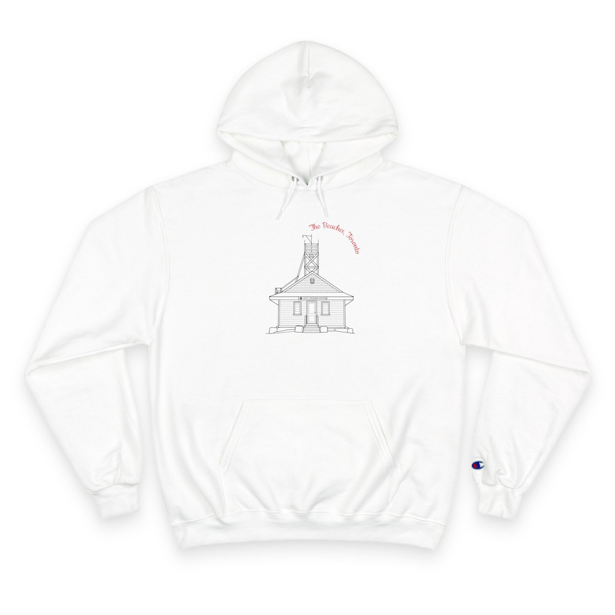 Hoodie The Beaches Leuty Stn blk line drawing Toronto Hoodie –  Pullover