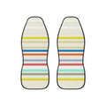 Car Seat Covers — Colorful Beachy Retro Stripe Protector