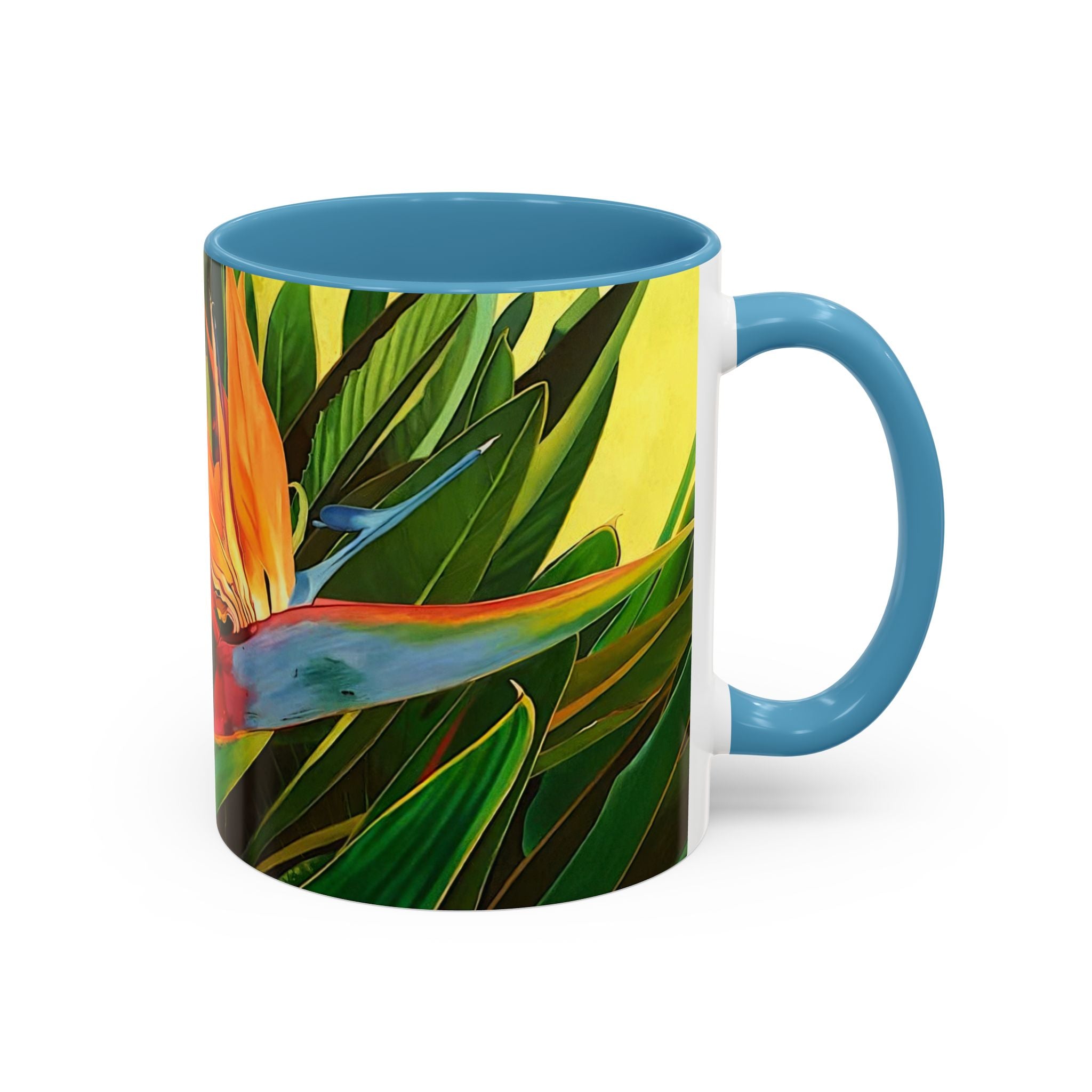 Coffee Mug Lisa Herrera art print Bird of Paradise  (11, 15oz)