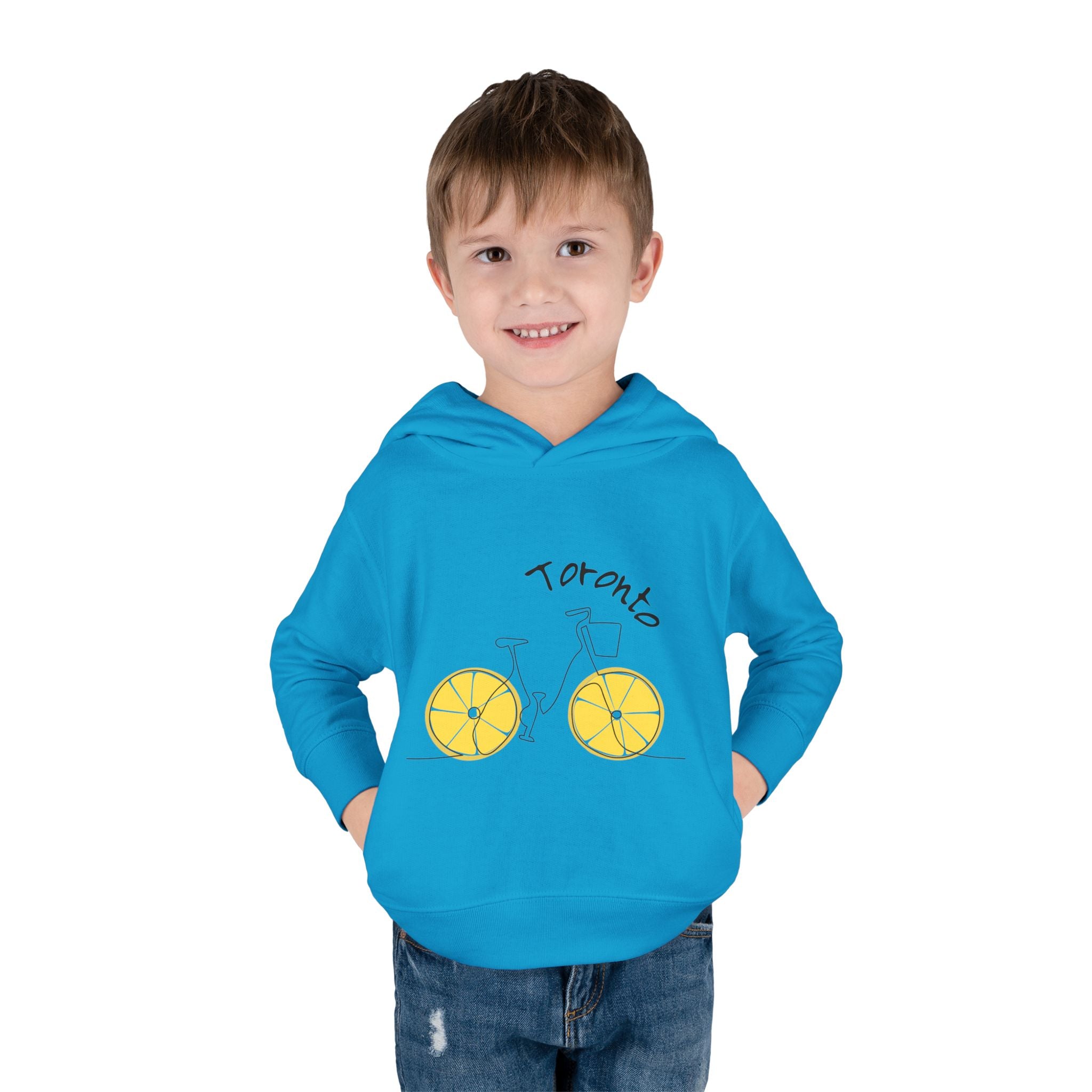 Toddler Hoodie Toronto Red — Toronto Bicycle Pullover