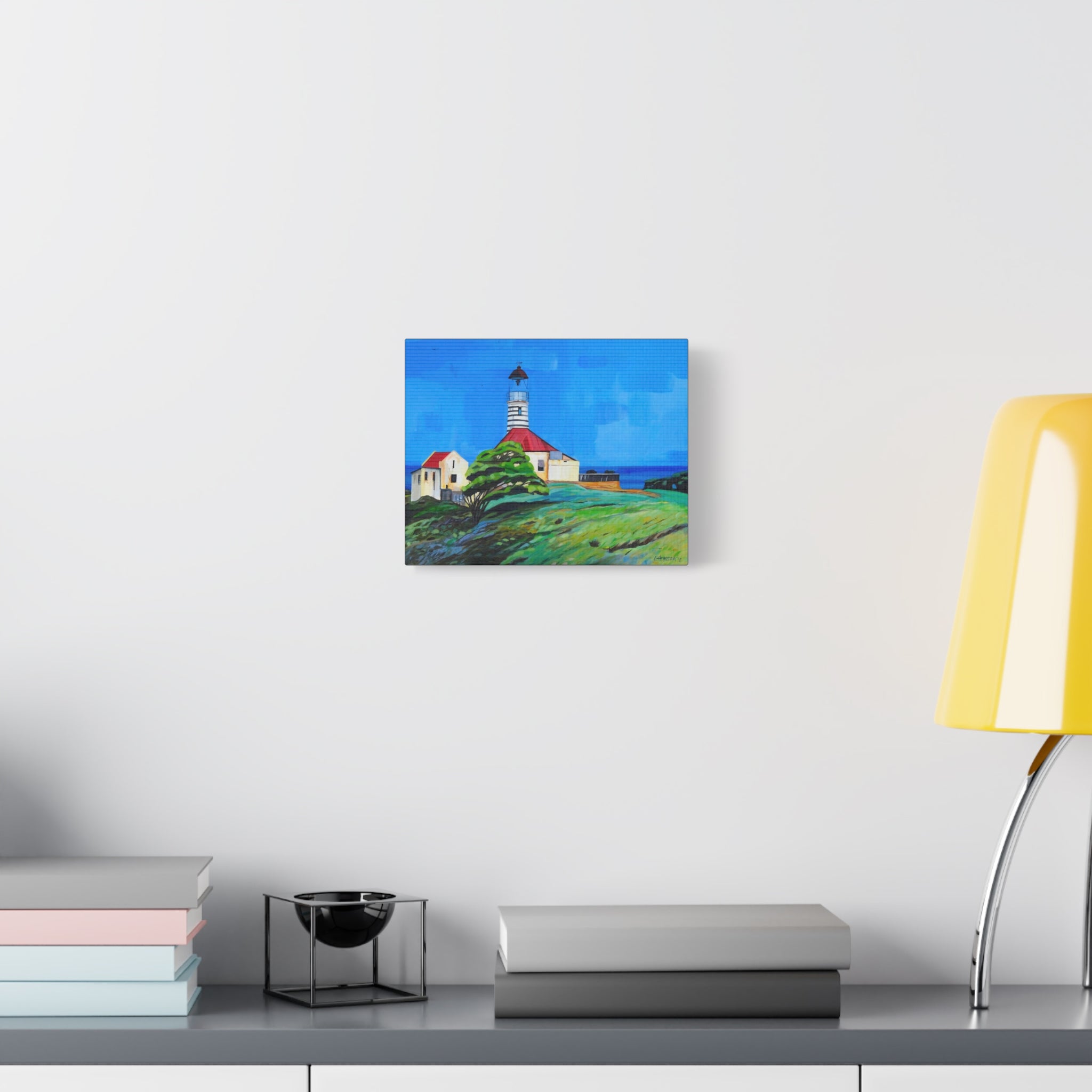 Canvas Print of Pt. Salines Lighthouse Matte— Stretched 1.25" Wall Art
