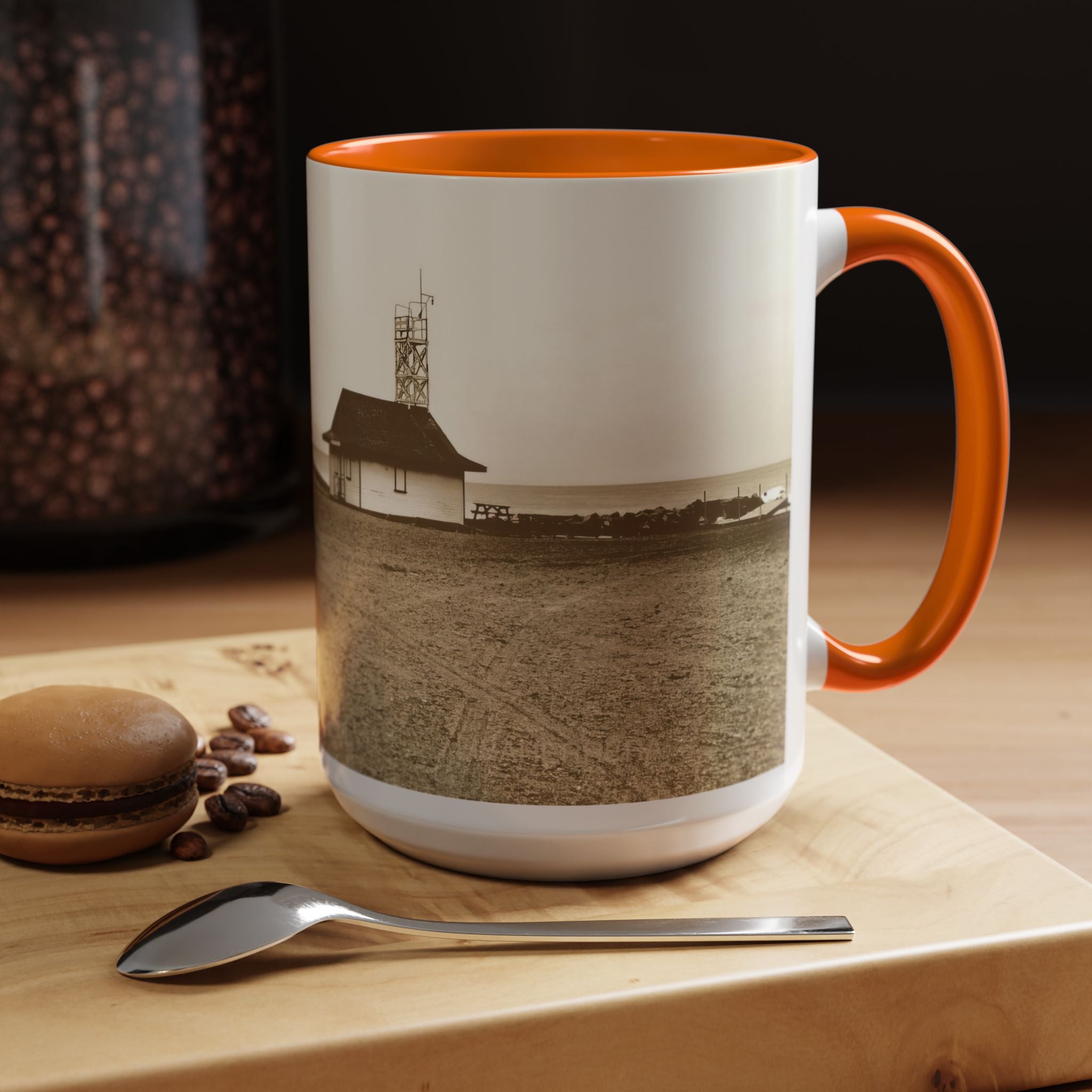 Coffee Mug Sepia photo Leuty stn The Beaches  (11, 15oz)
