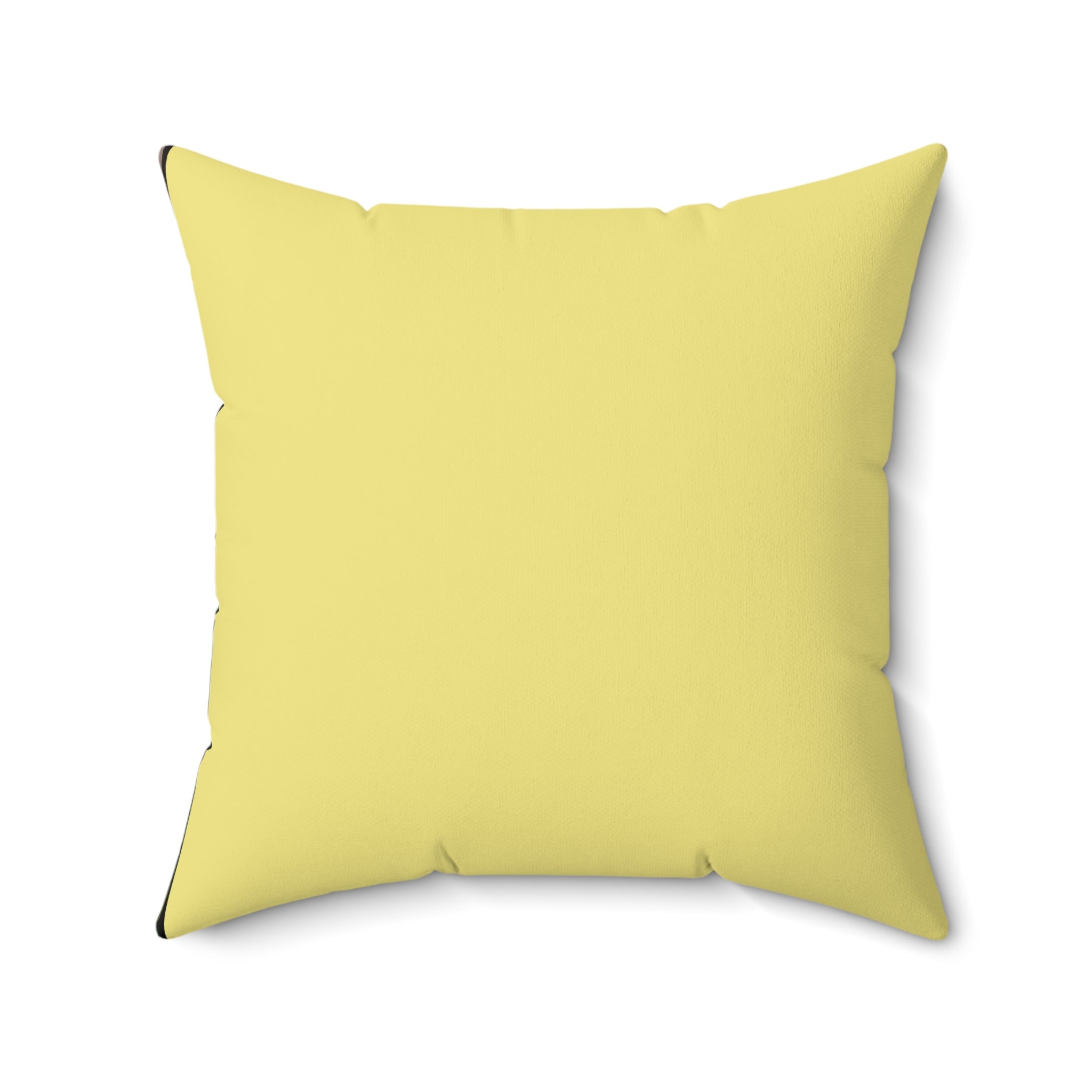 Throw Pillow Tropical Plumeria Floral Pillow — Yellow Plumeria Square Throw Pillow