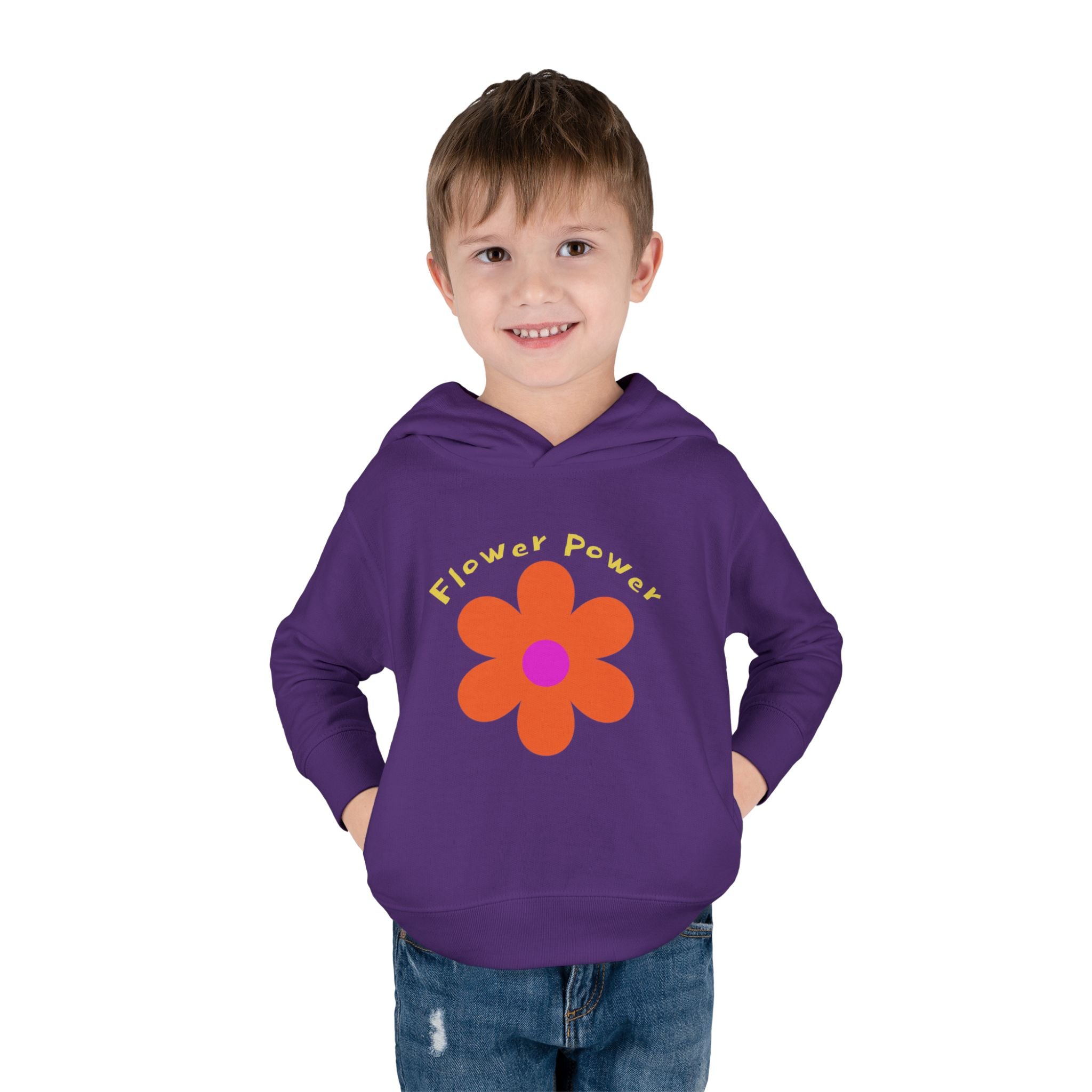Toddler Hoodie Flower — Pullover