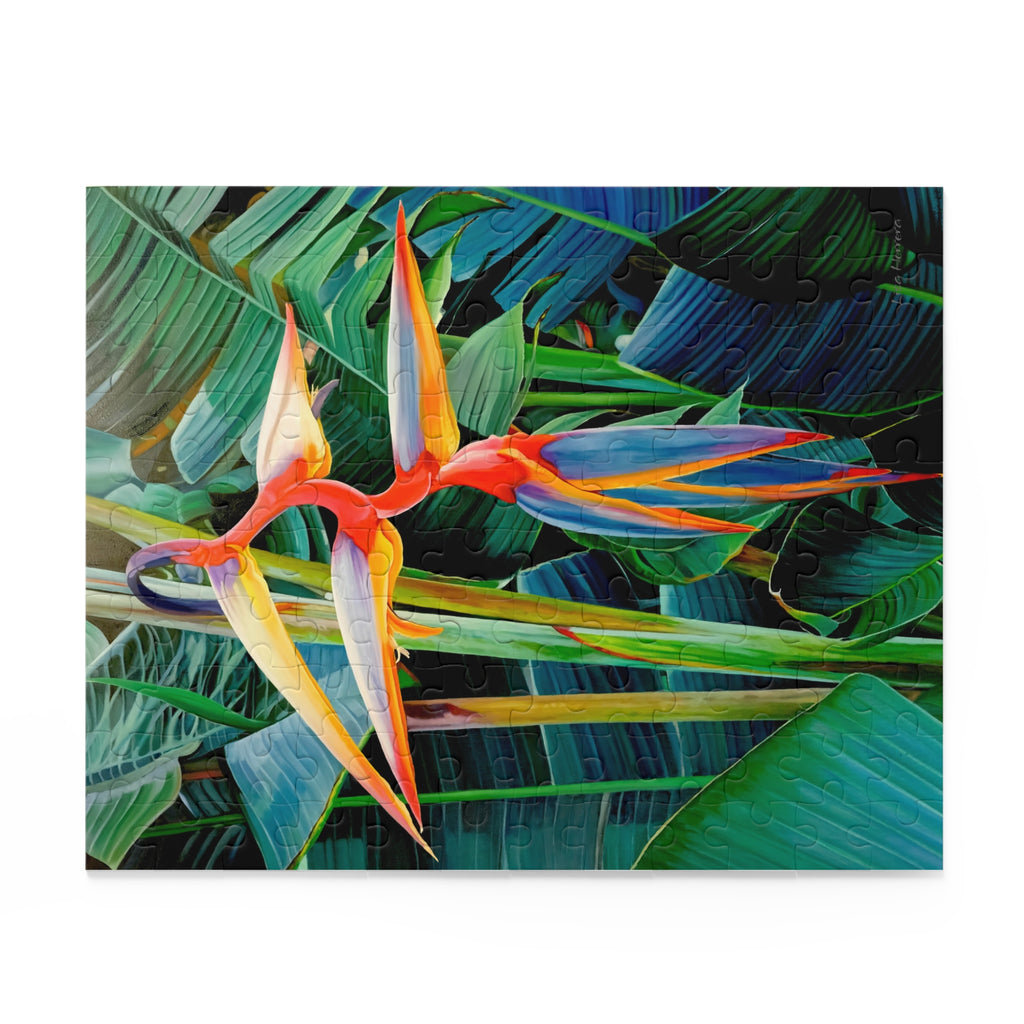 Puzzle Halyconia Jigsaw Puzzle — Tropical Floral 120/252/500-Piece