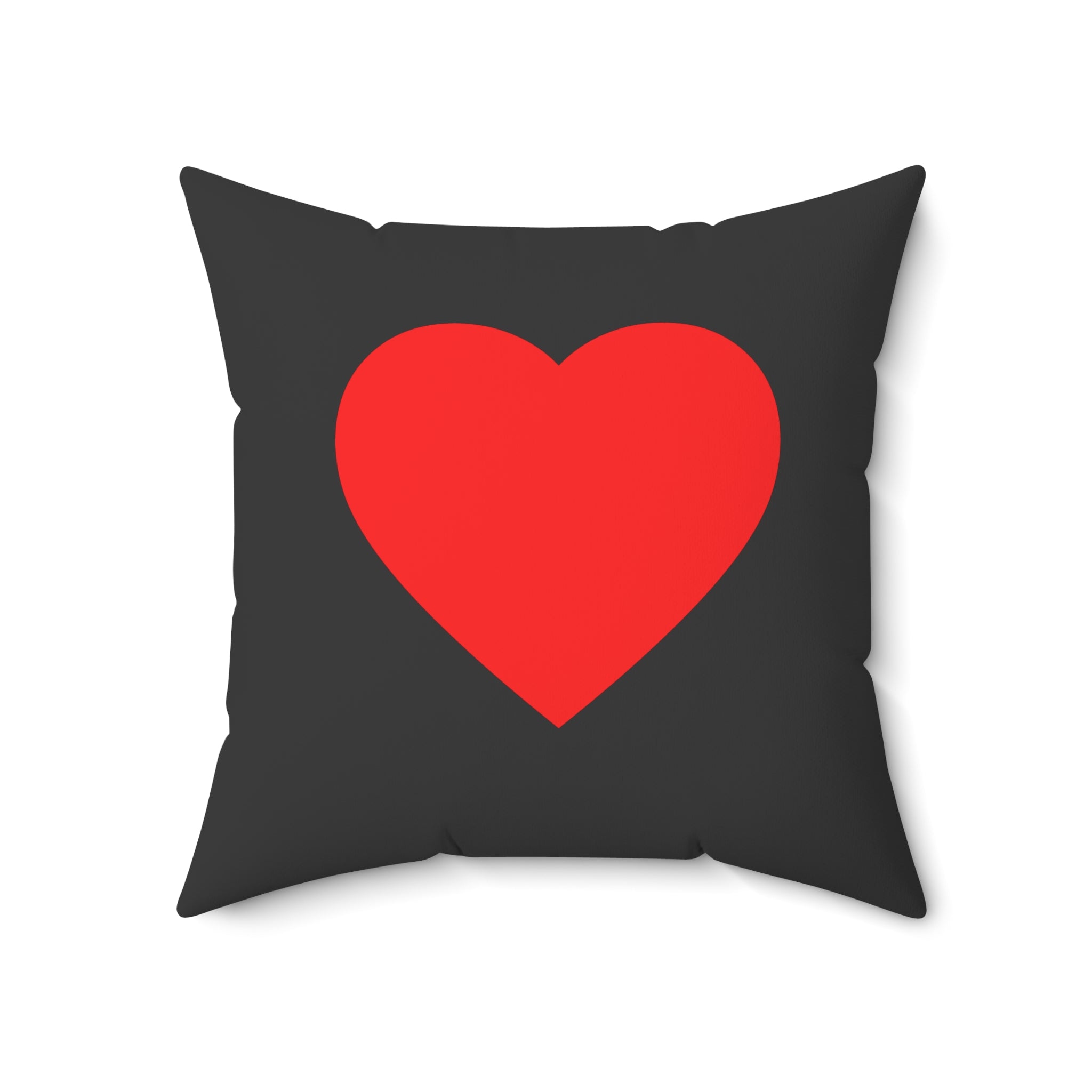 Throw Pillow Red Heart  -  Decorative Cushion