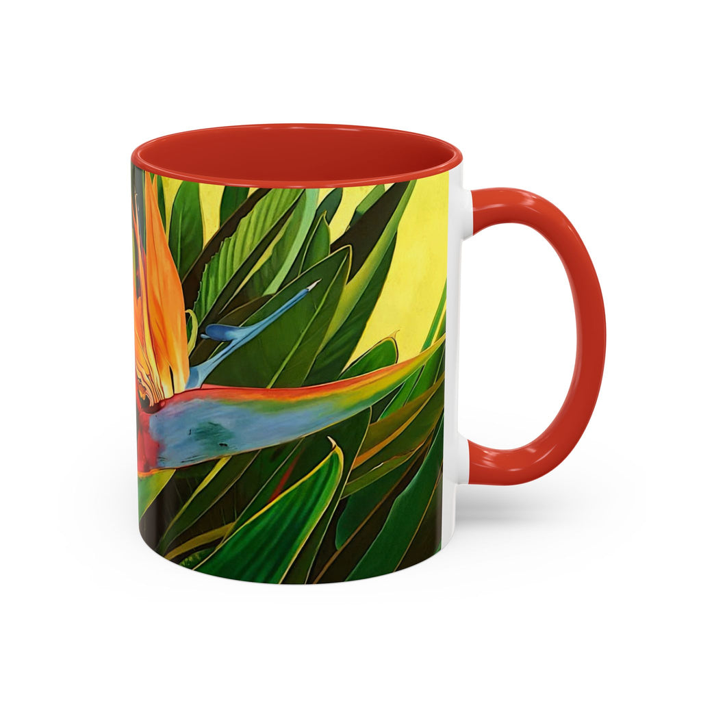 Coffee Mug Lisa Herrera art print Bird of Paradise  (11, 15oz)