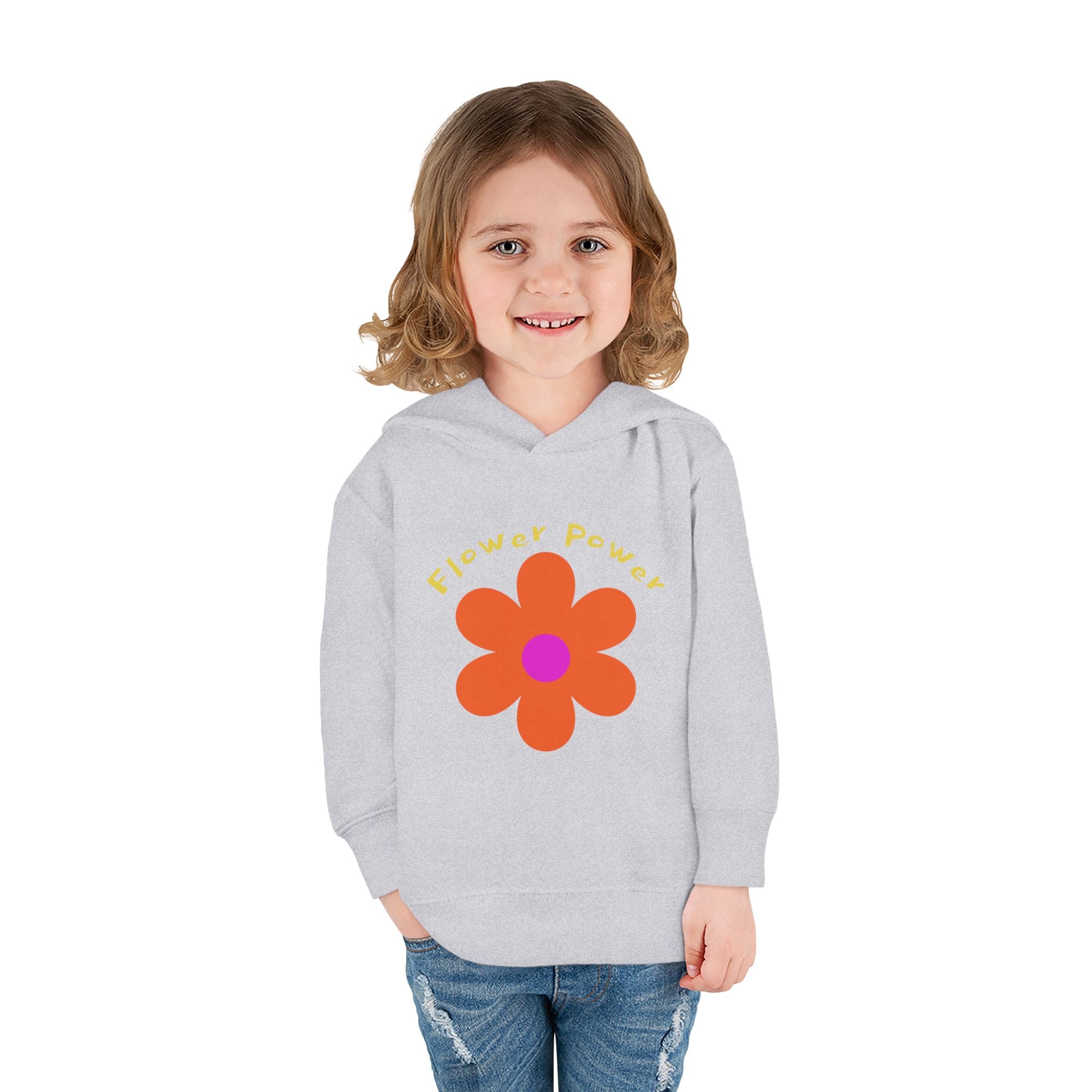 Toddler Hoodie Flower — Pullover