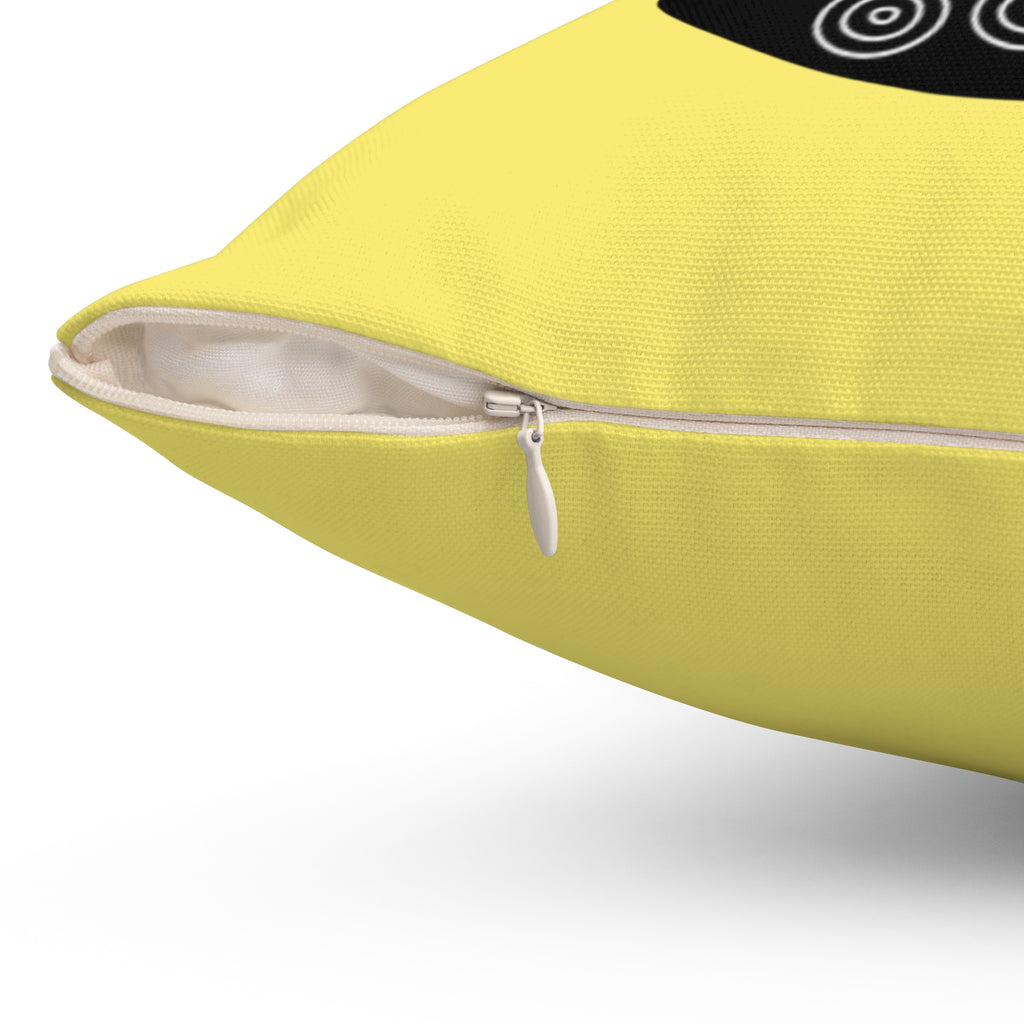 Throw Pillow Graphic Fish Pattern Decorative Pillow — yellow Nautical Throw Cushion