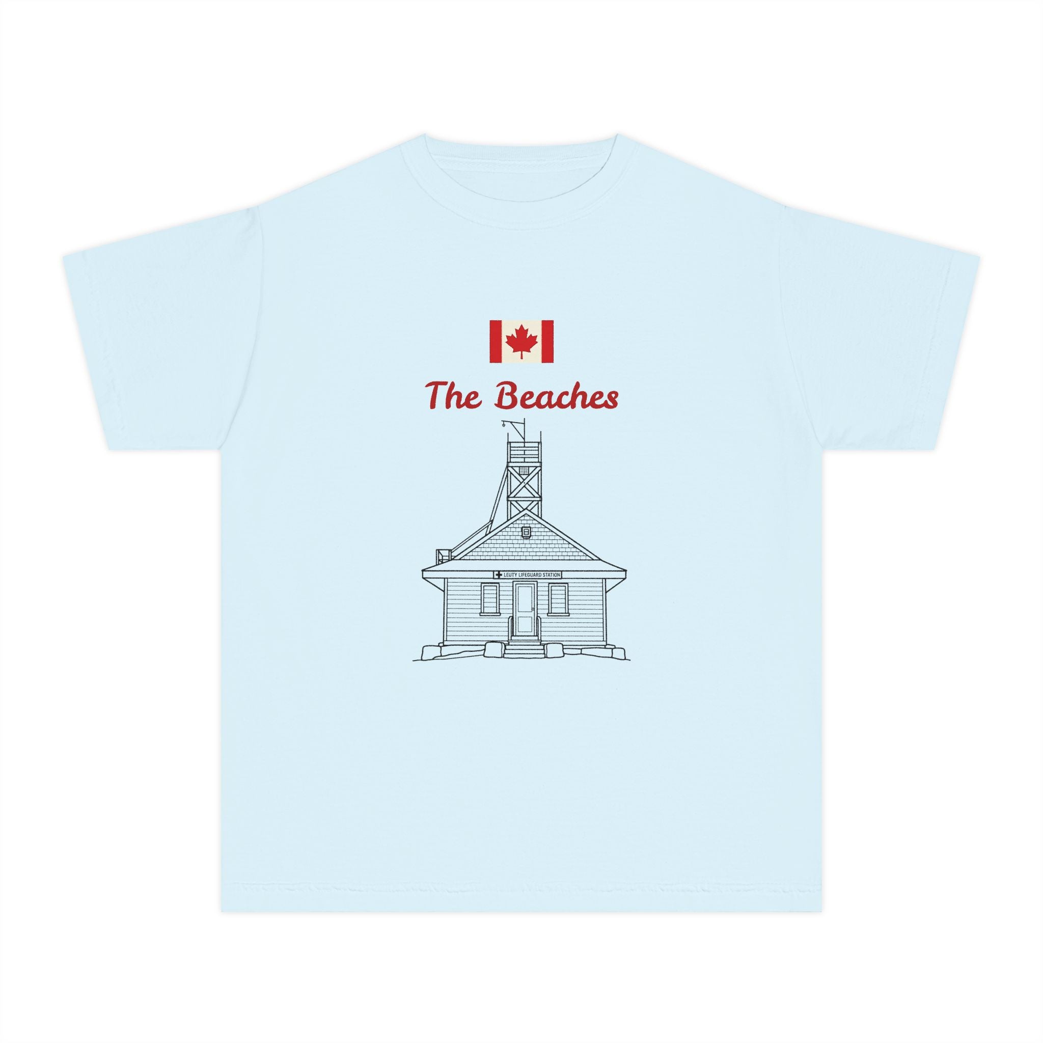 T-shirt The Beaches Toronto Youth Tee — The Beaches Canada Leuty Stn Graphic