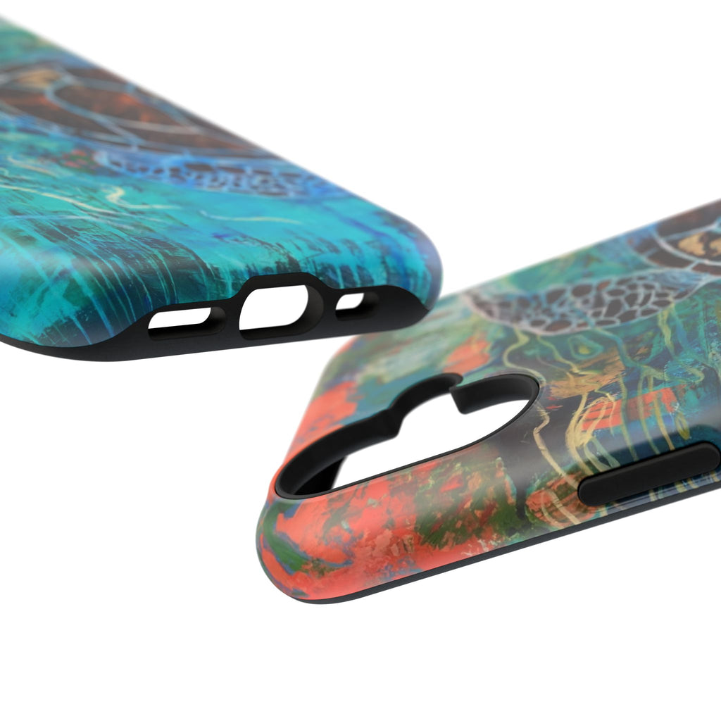 Phone Case Lisa Herrera art print Sea Turtle  — Protective Impact-Resistant Ocean Design