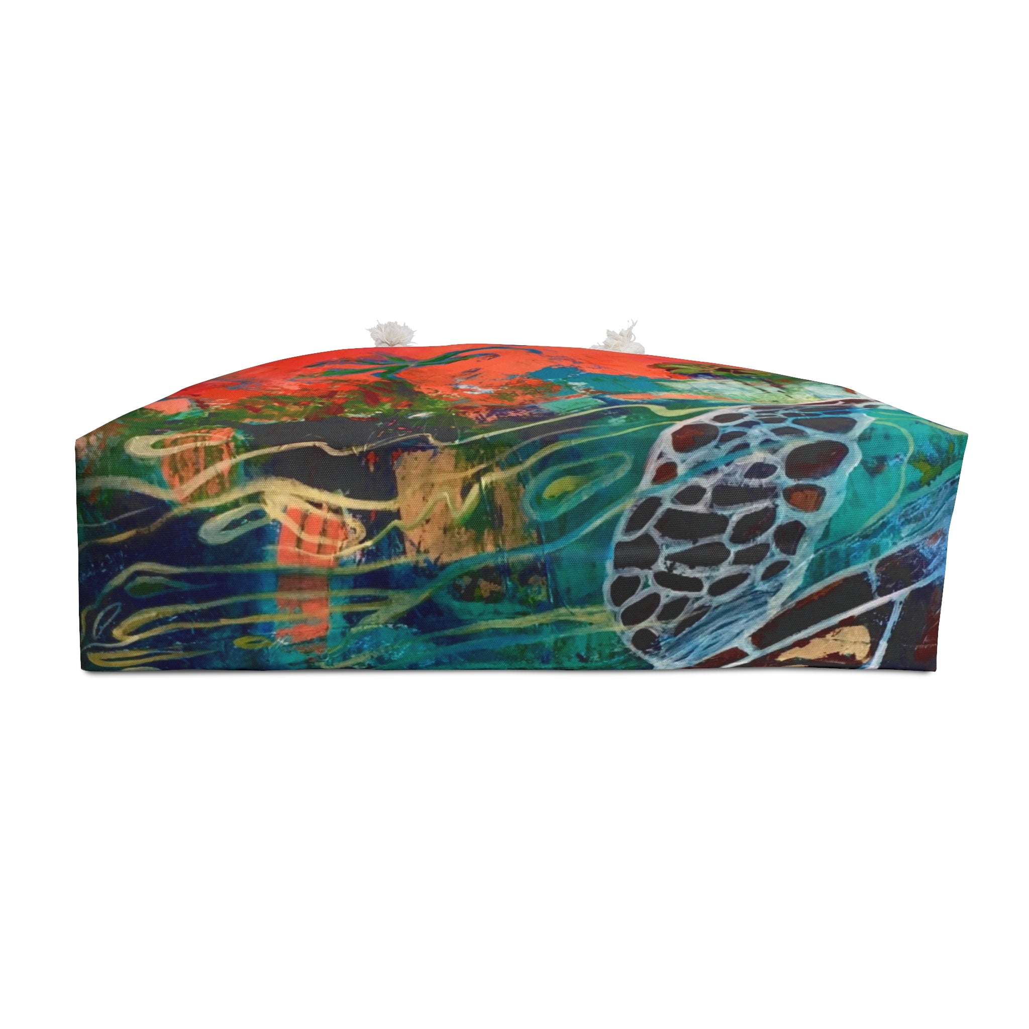 Weekender Bag Lisa Herrera art print Turtle Beach – Vibrant Tropical Travel Tote