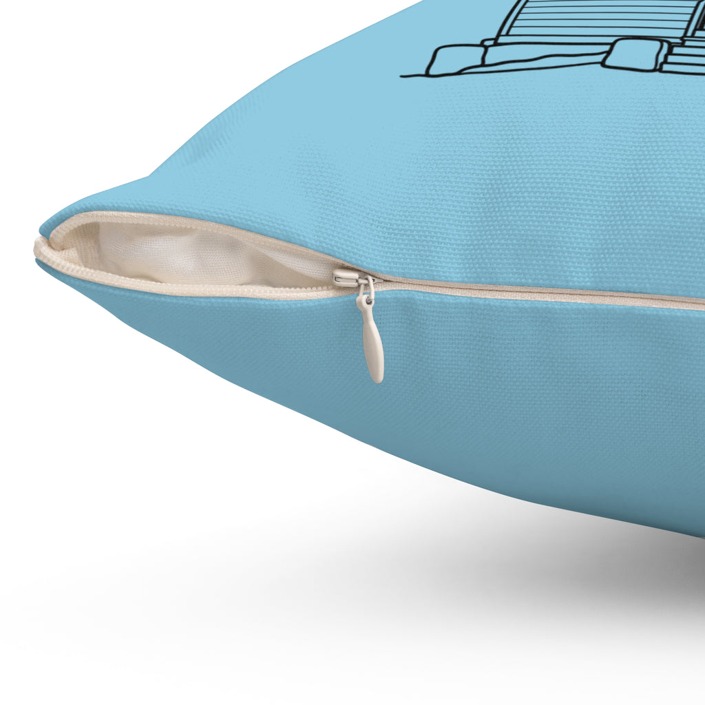 Throw Pillow The Beaches Canada Leuty stn Pillow — Spun Polyester Square Decorative Throw Pillow